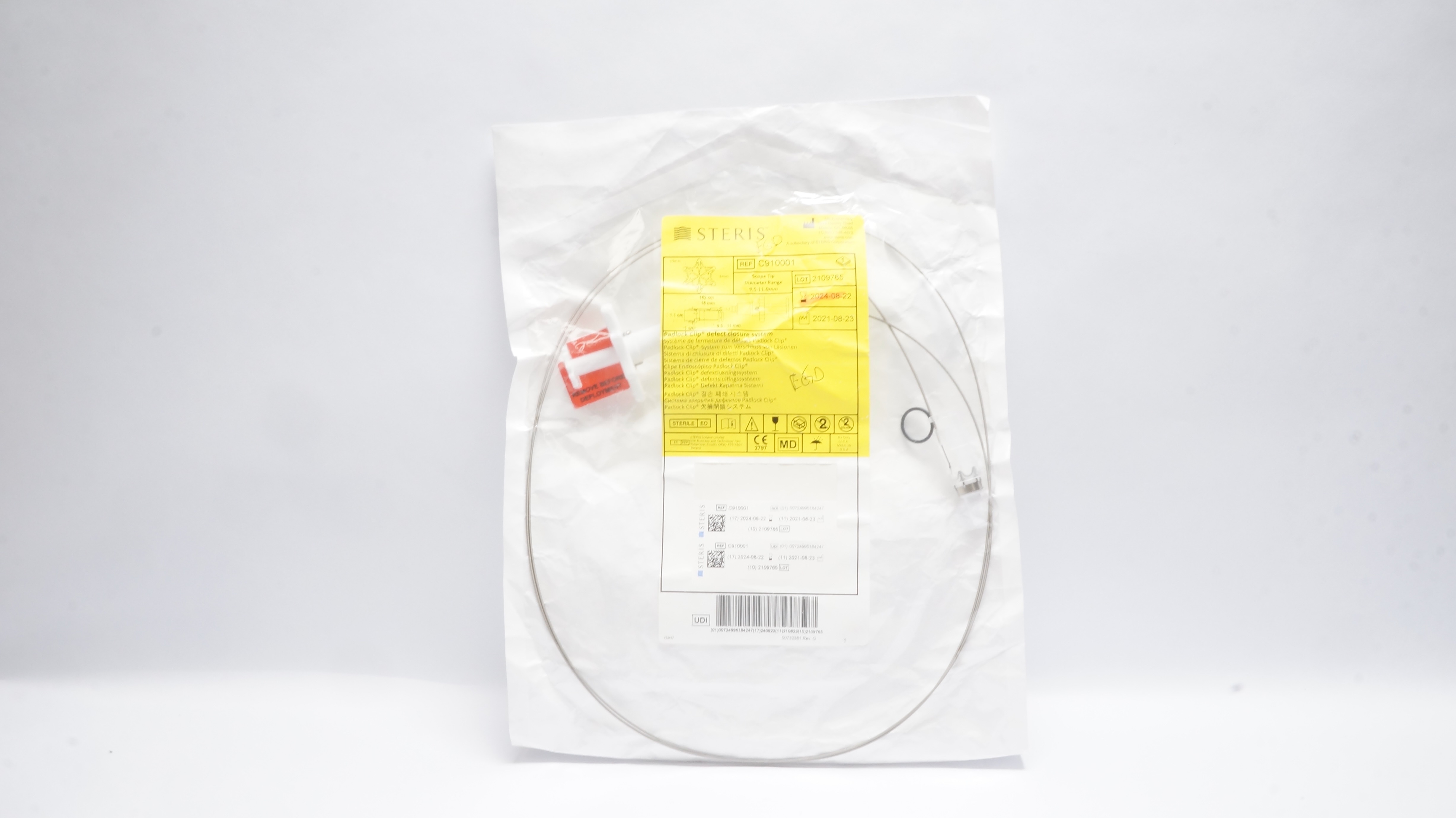 Steris C910001 Padlock Clip Defect Closure System, Scope Tip 9.5-11.0mm (x)