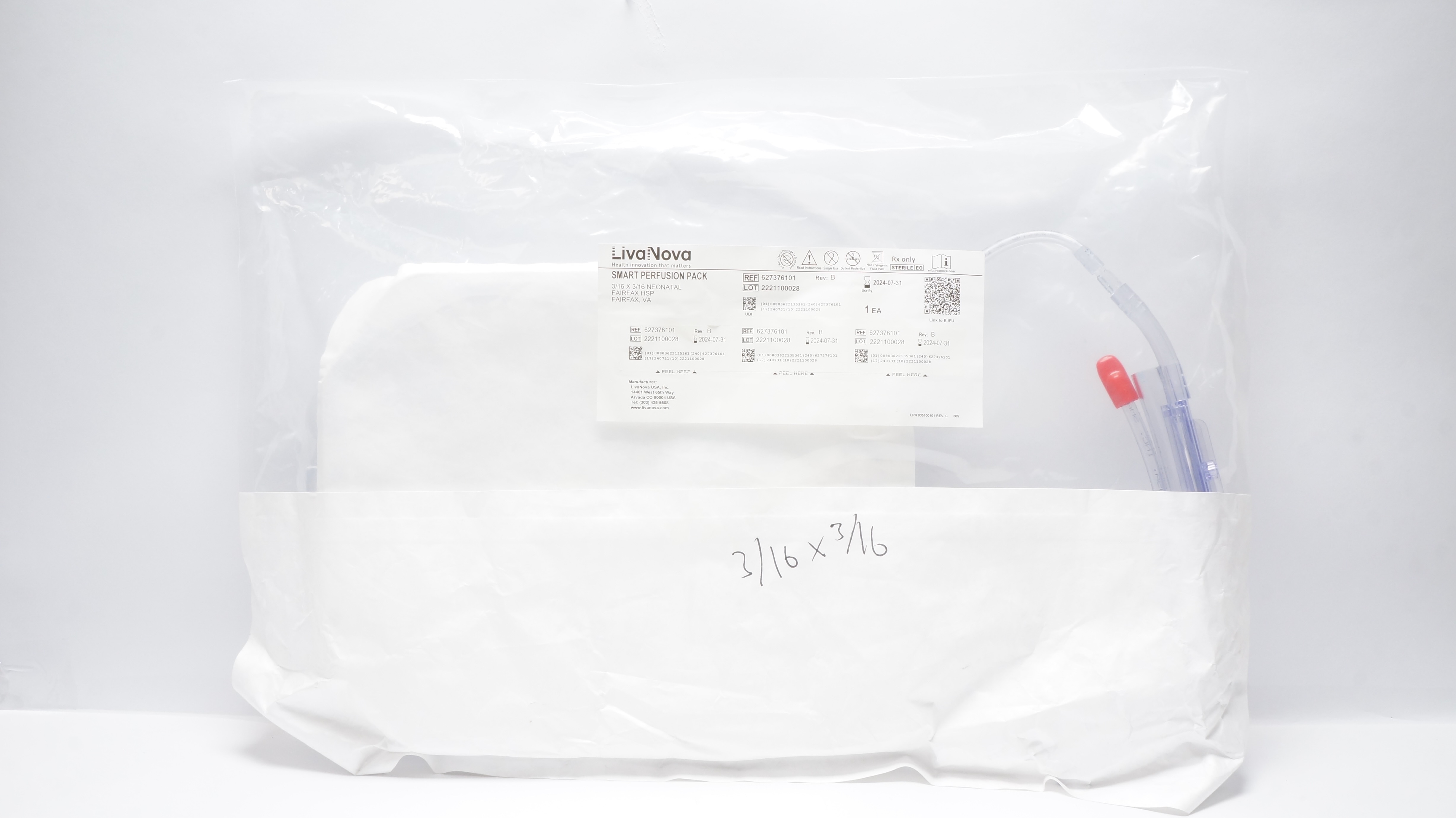 LivaNova 627376101 Smart Perfusion Pack (x)