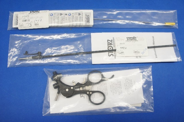 Karl Storz 33326MG Click Line MANHES Grasping Forceps, Size 5 mm, Length 36 cm