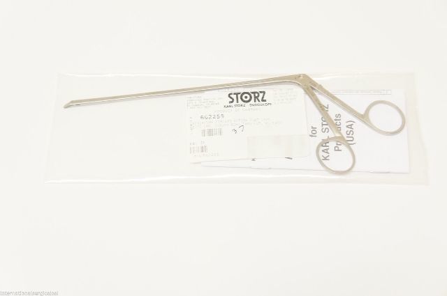 Karl Storz 662255 Miniature Forceps With Fine Flat Jaws Bite 1mm Curved Right