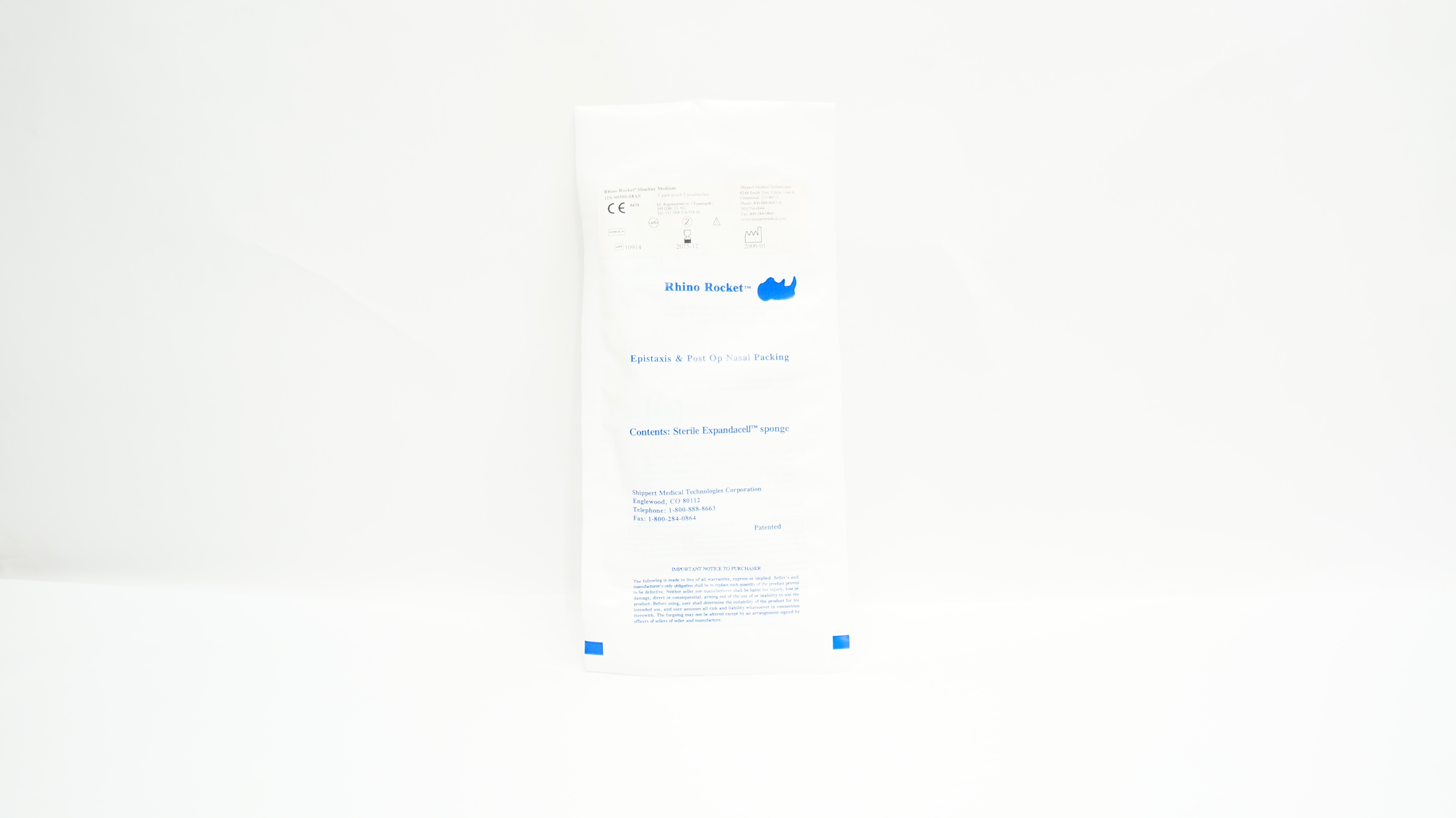 Shippert Medical 11S-S0500-08AS Rhino Rocket Slimline, Medium (x)