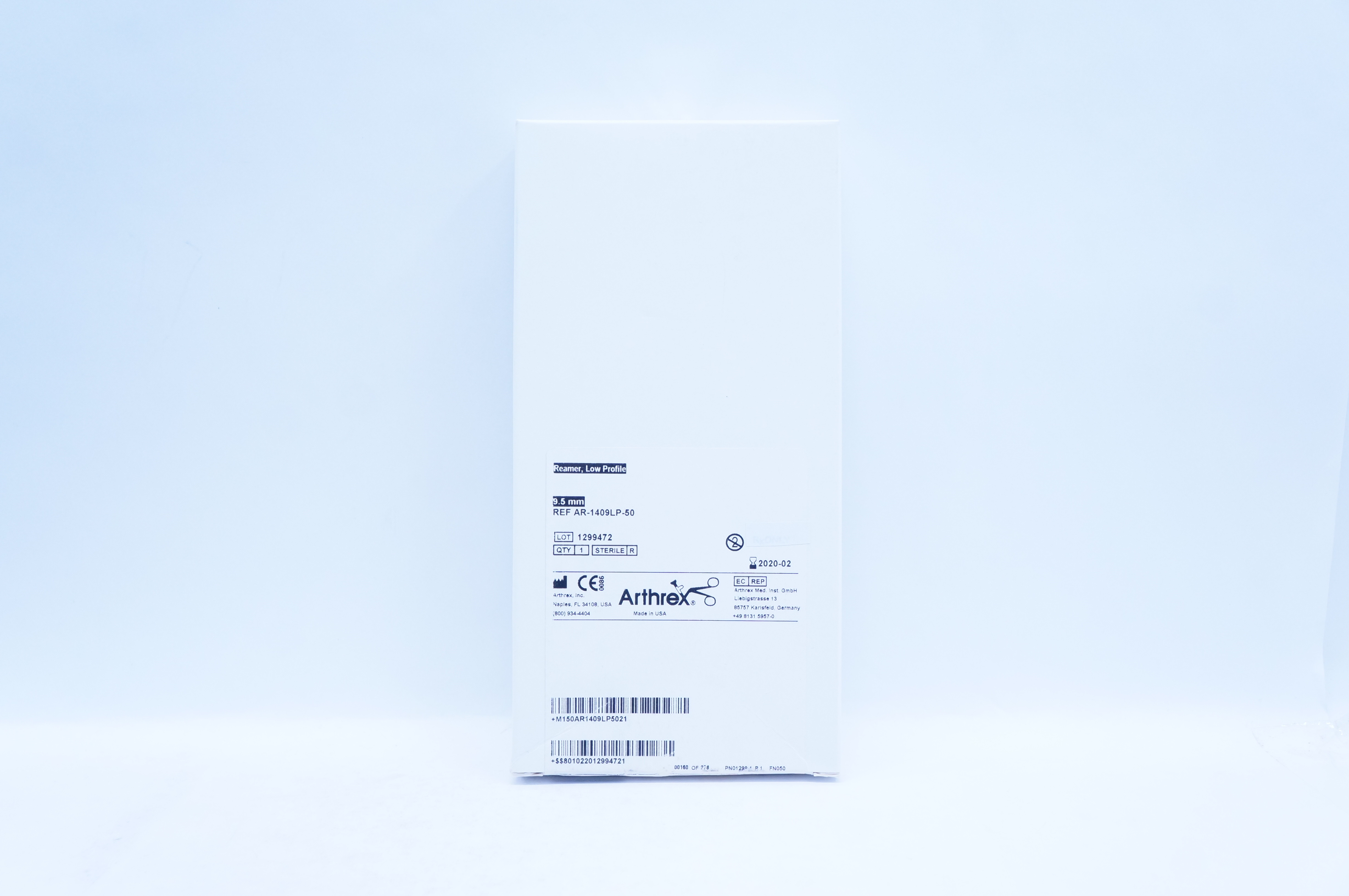 Arthrex AR-1409LP-50 Low Profile Reamer 9.5mm (x)