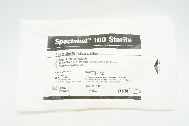 BSN Medical 9083S Specialist 100 Sterile, Cotton Cast Padding, 3inch x 4yds