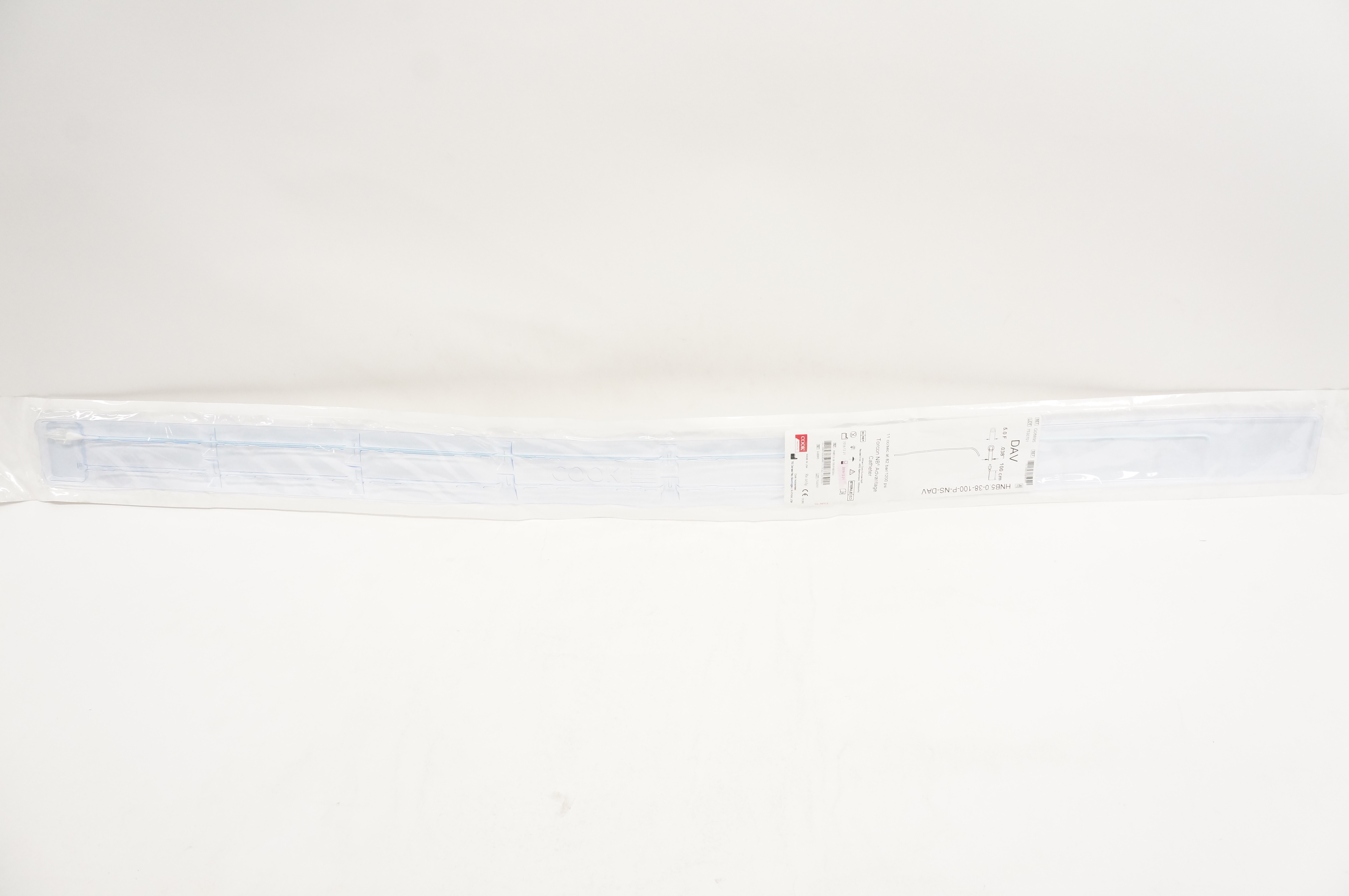 Cook Medical G08895 DAV Torcon NB Advantage Cath. 5.0F x .038inch x 100cm (x)