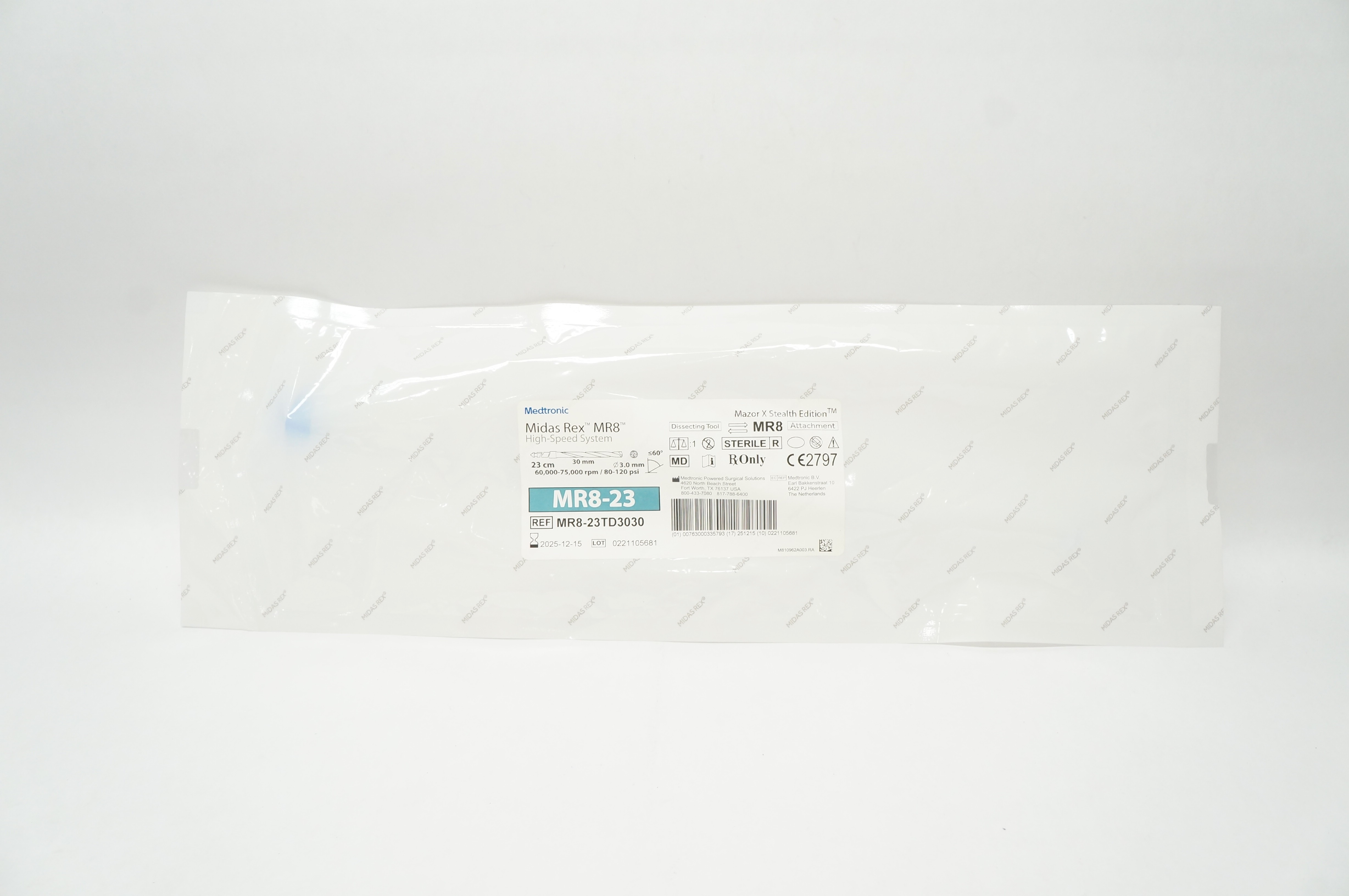Medtronic MR8-23TD3030 Midas Rex MR8 High-Speed System