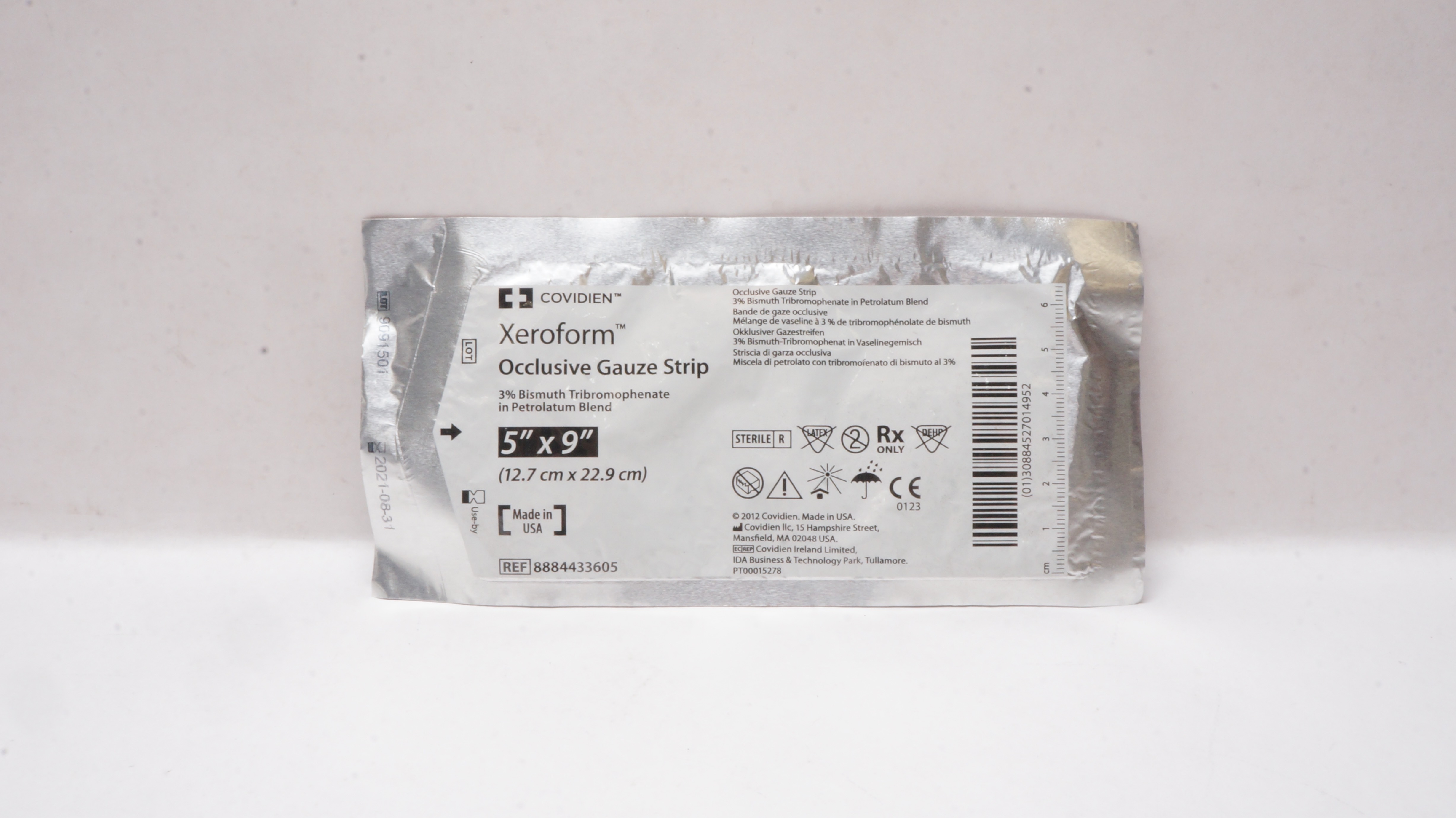 Covidien 8884433605 Xeroform Occlusive Gauze Strip, 5inch x 9inch (x)