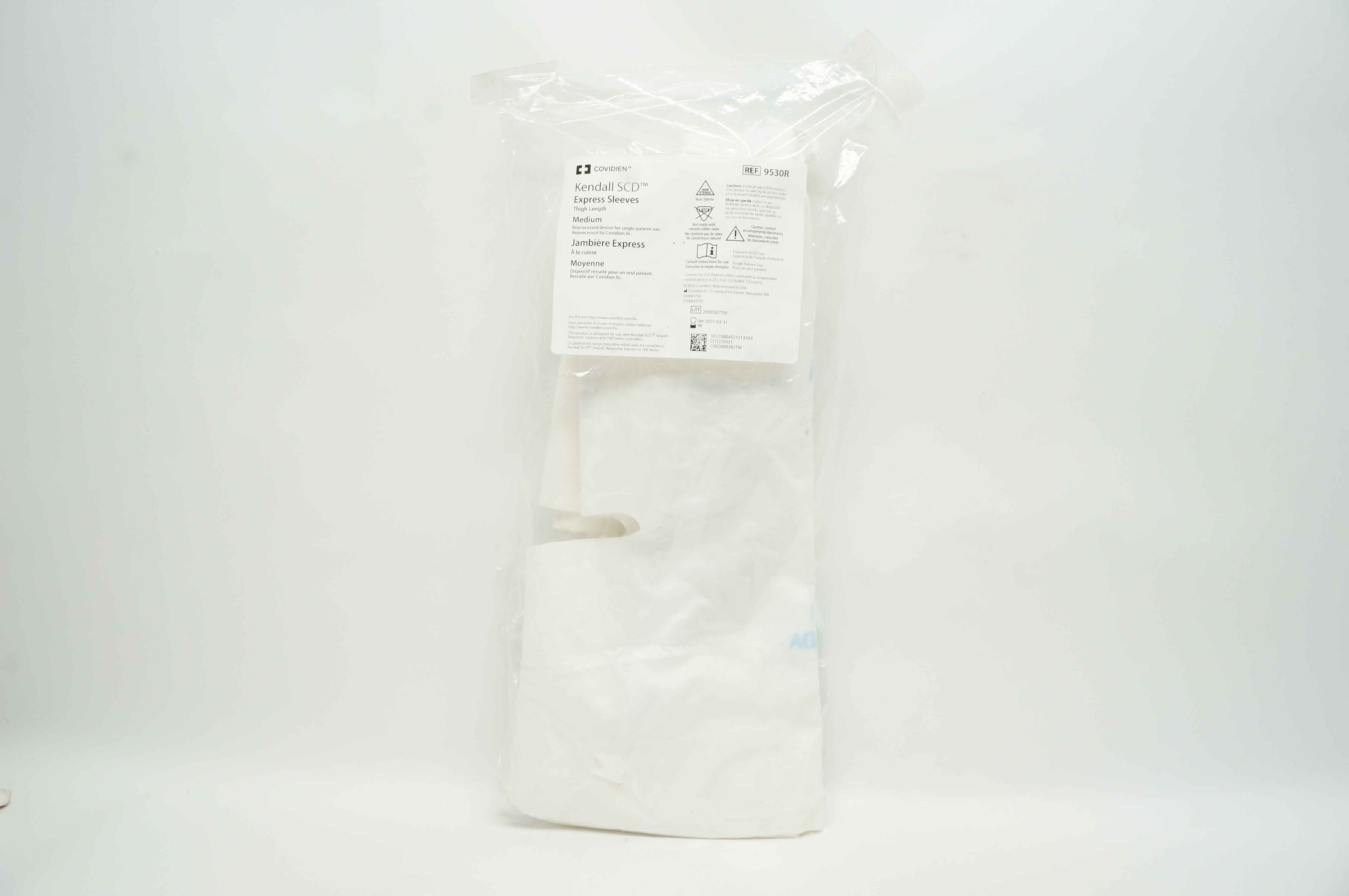 Covidien 9530R Kendall SCD Express Sleeves, Thigh Length, Medium (x)