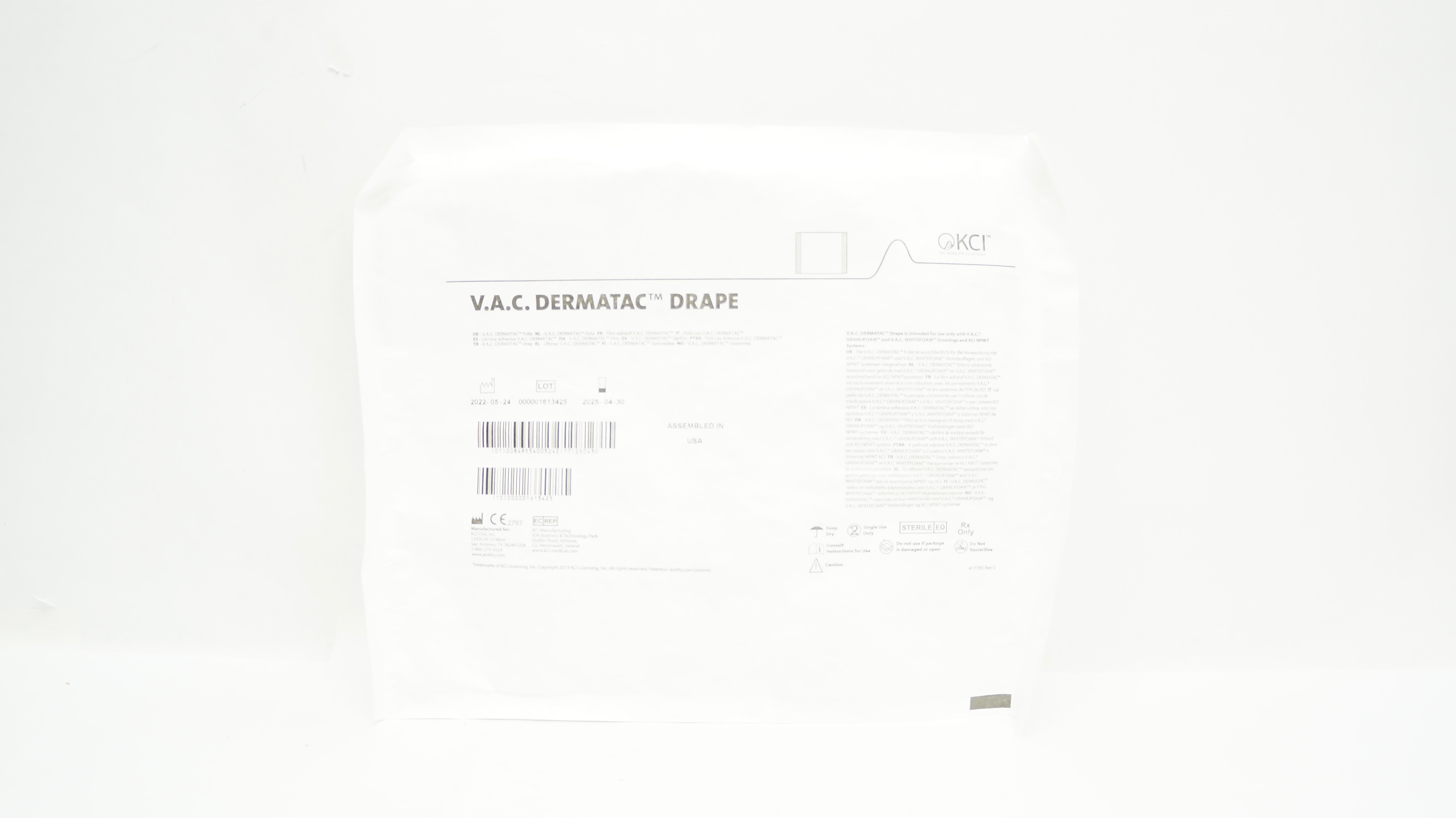 KCI V.A.C. Dermatic Drape