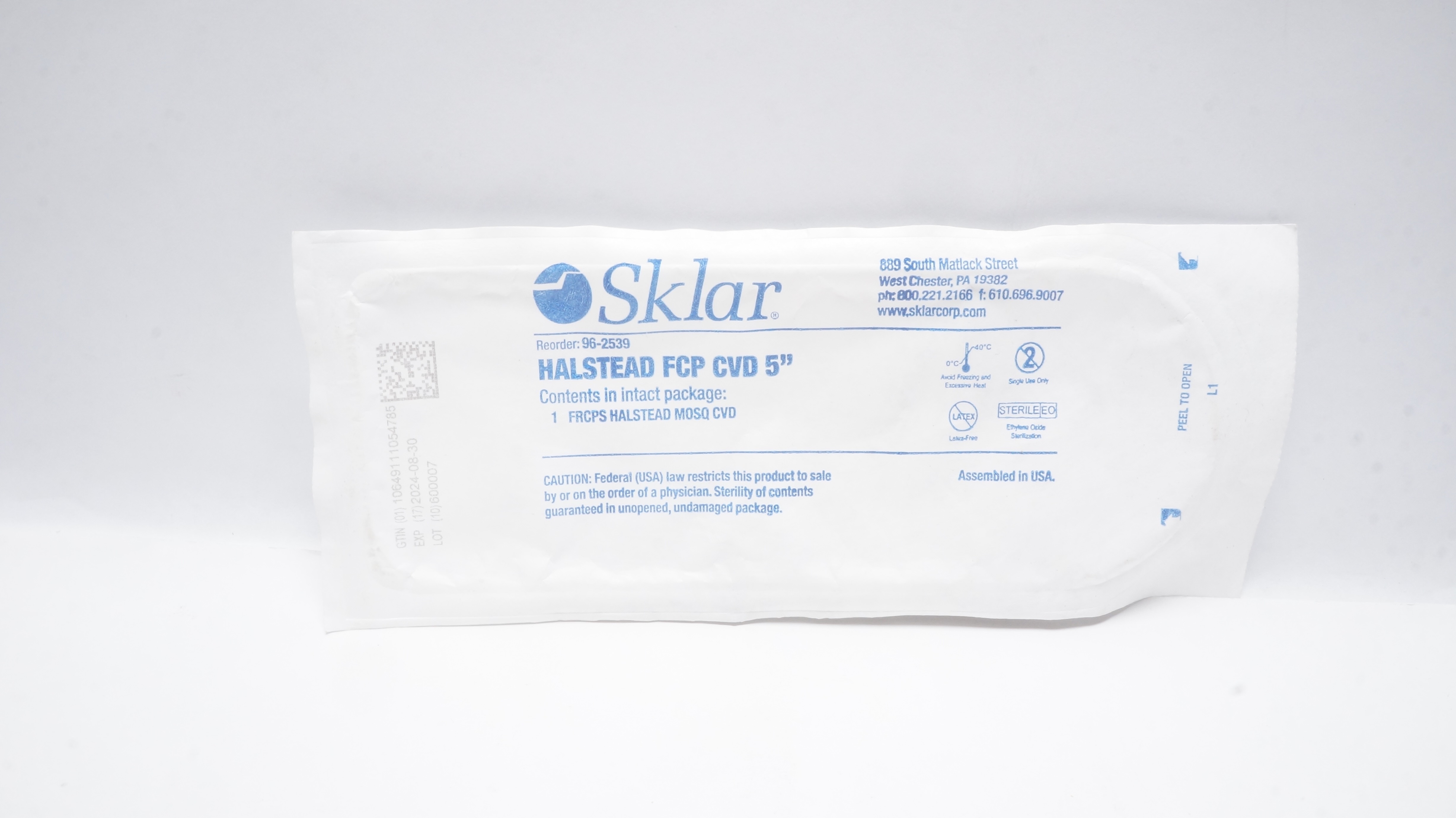 Sklar 96-2539 Halstead FCP CVD 5 Inch (x)