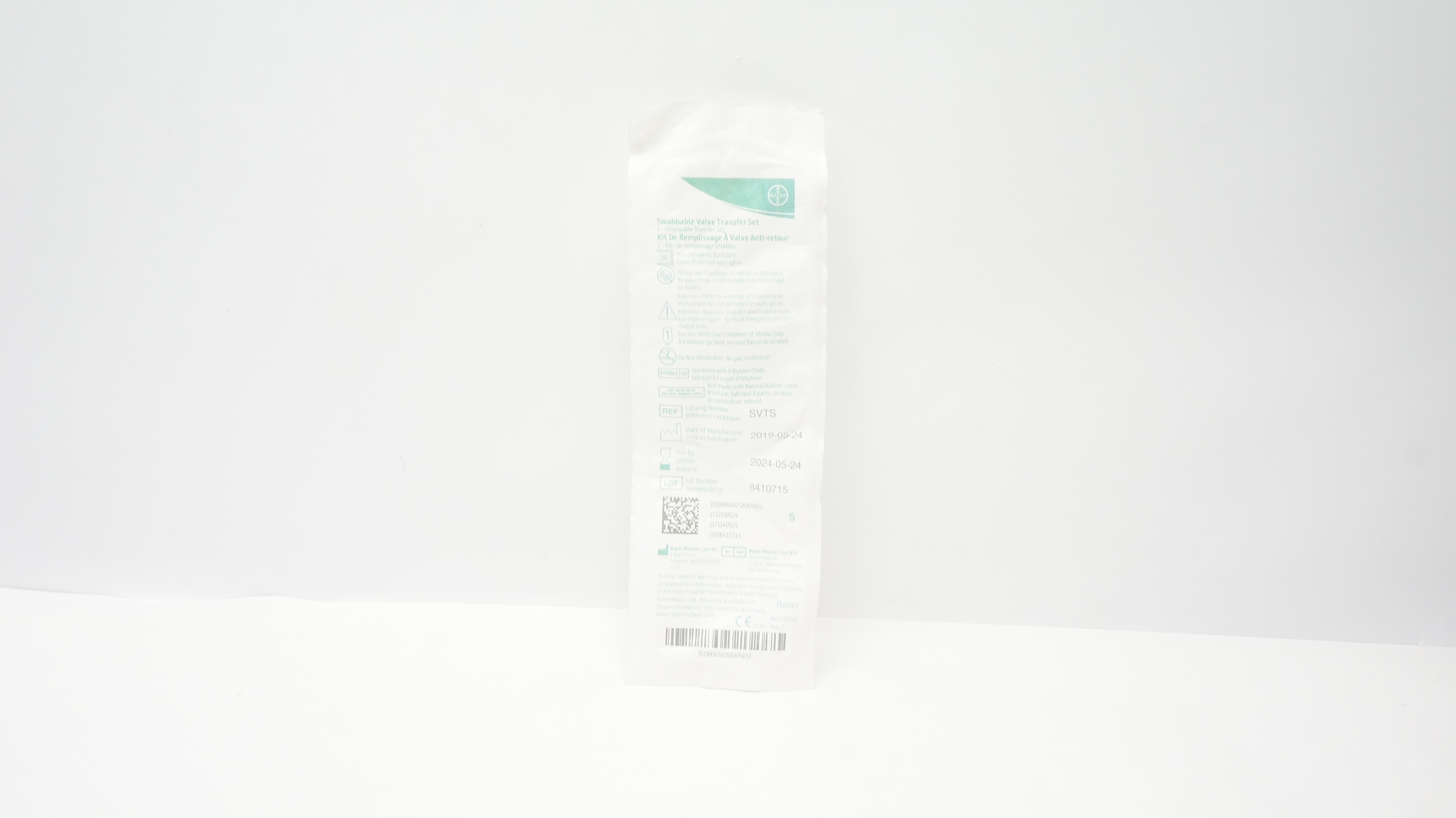 Bayer Medical SVTS Swabbable Valve Transfer Set (x)