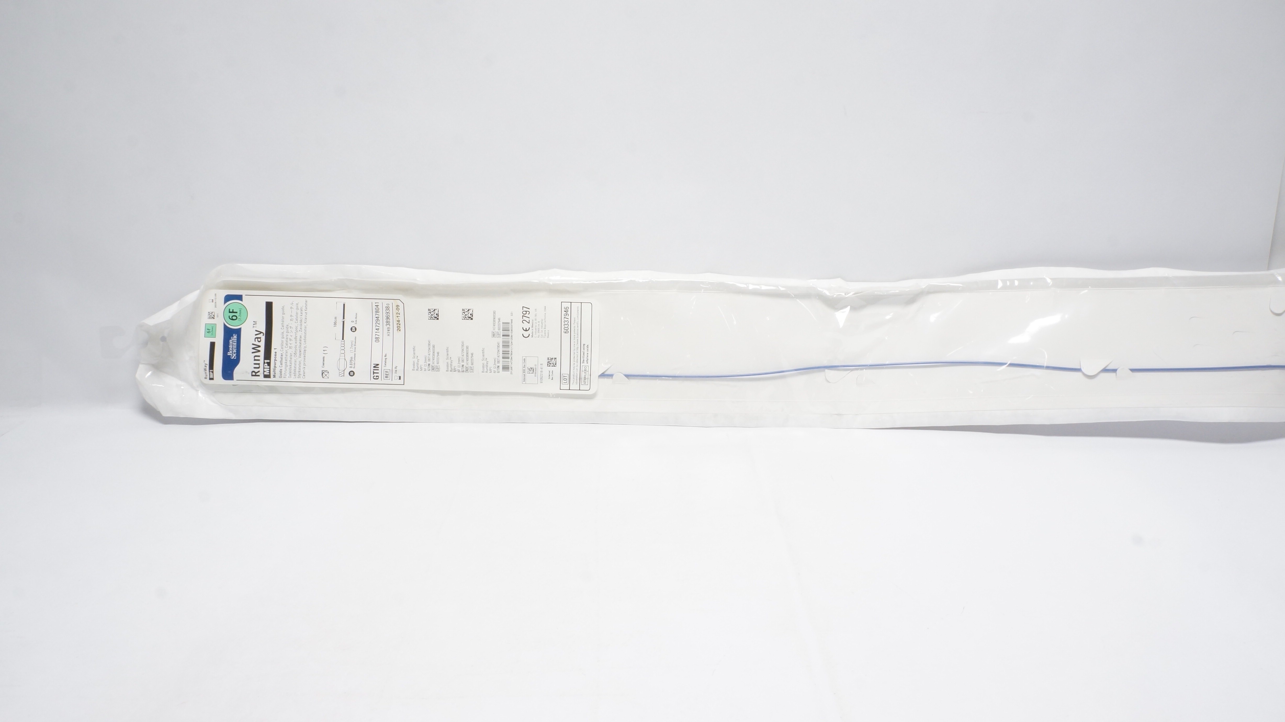 Boston Scientific 3896938 Run Way MP1 Multipurpose 1 Gude Cath.,6F x 100cm (x)