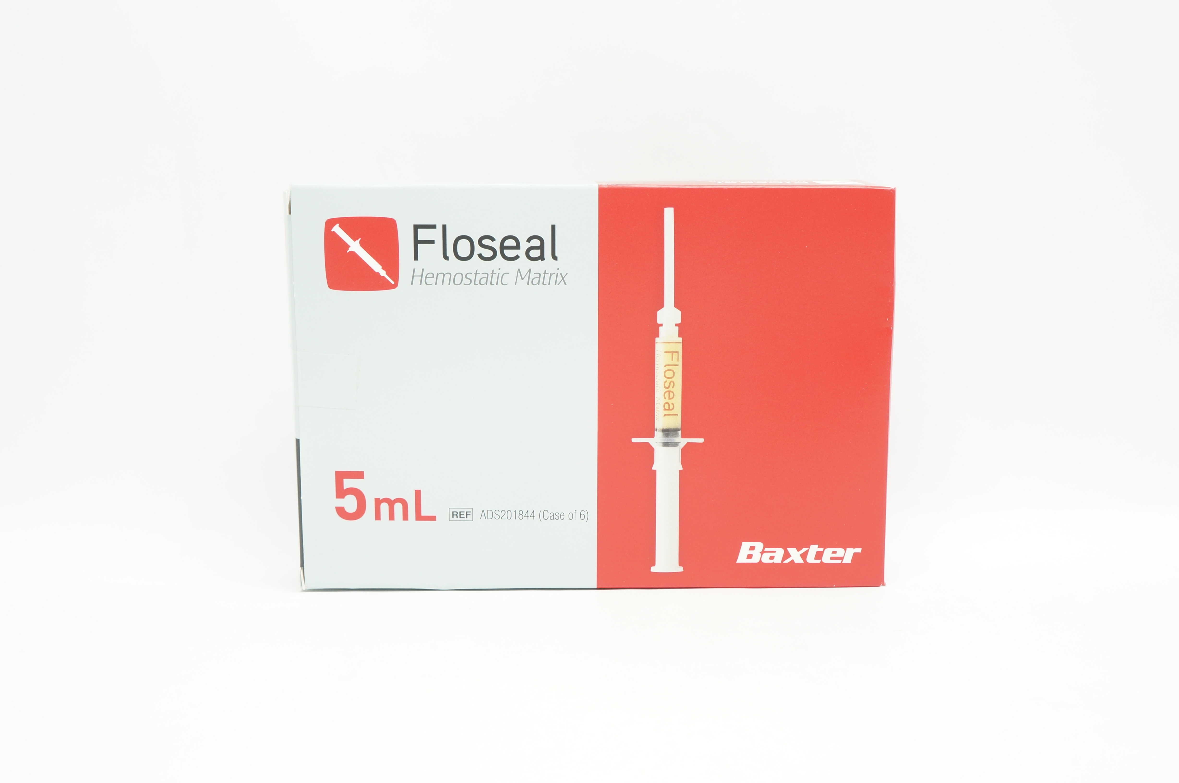 Baxter ADS201844 Floseal Hemostatic Matrix 5ml (x) - Case of 6