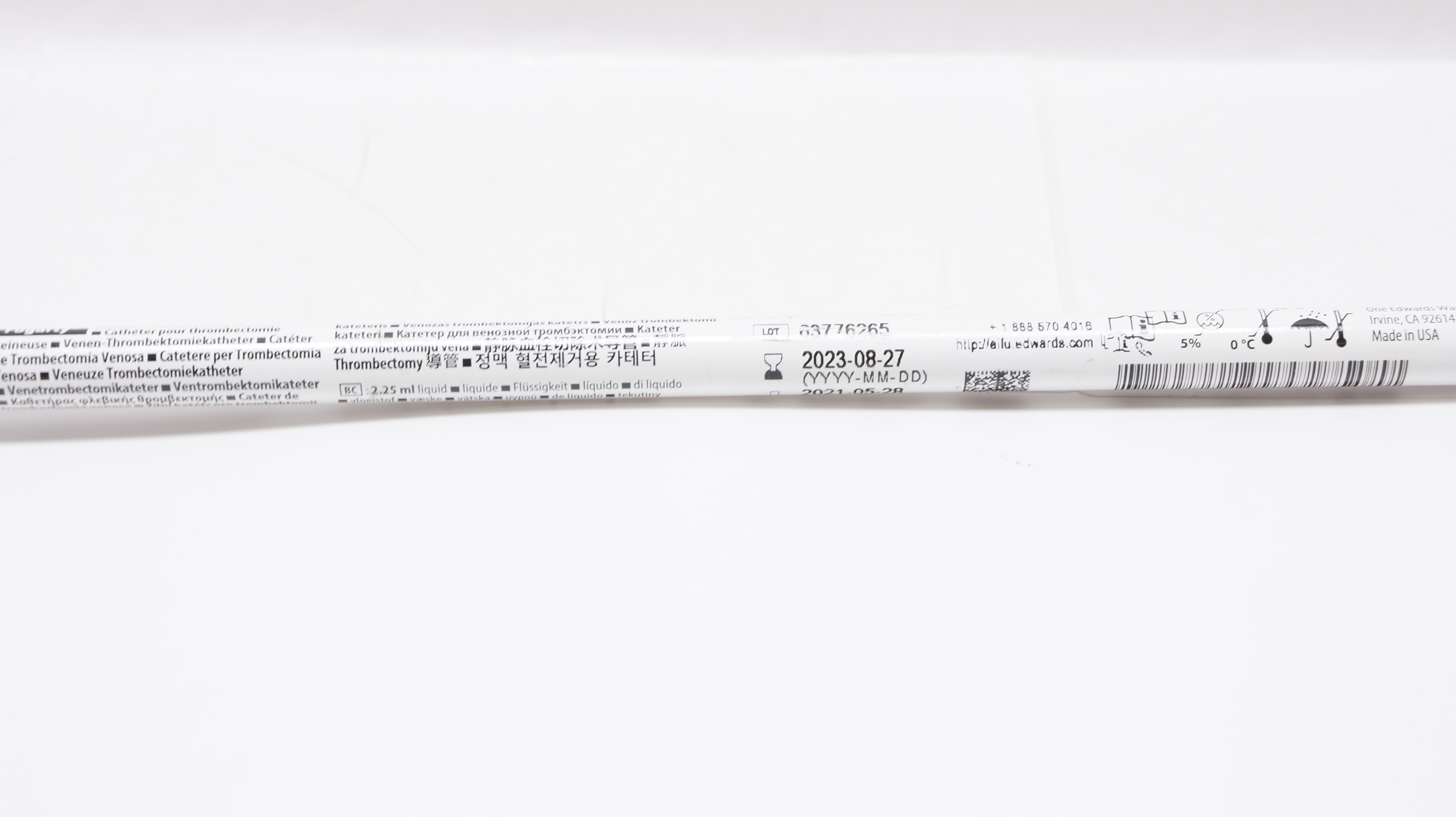 Edwards Lifesciences 320808F Fogarty Venous Embolectomy Cath. 8F x 80cm (x)