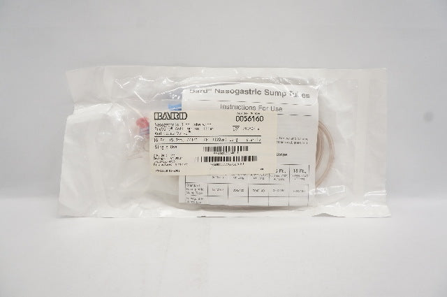 Bard 0056160 Nasogastric Sump Tube with Anti-Reflux Filter &Valve 16Fr x 48 inch