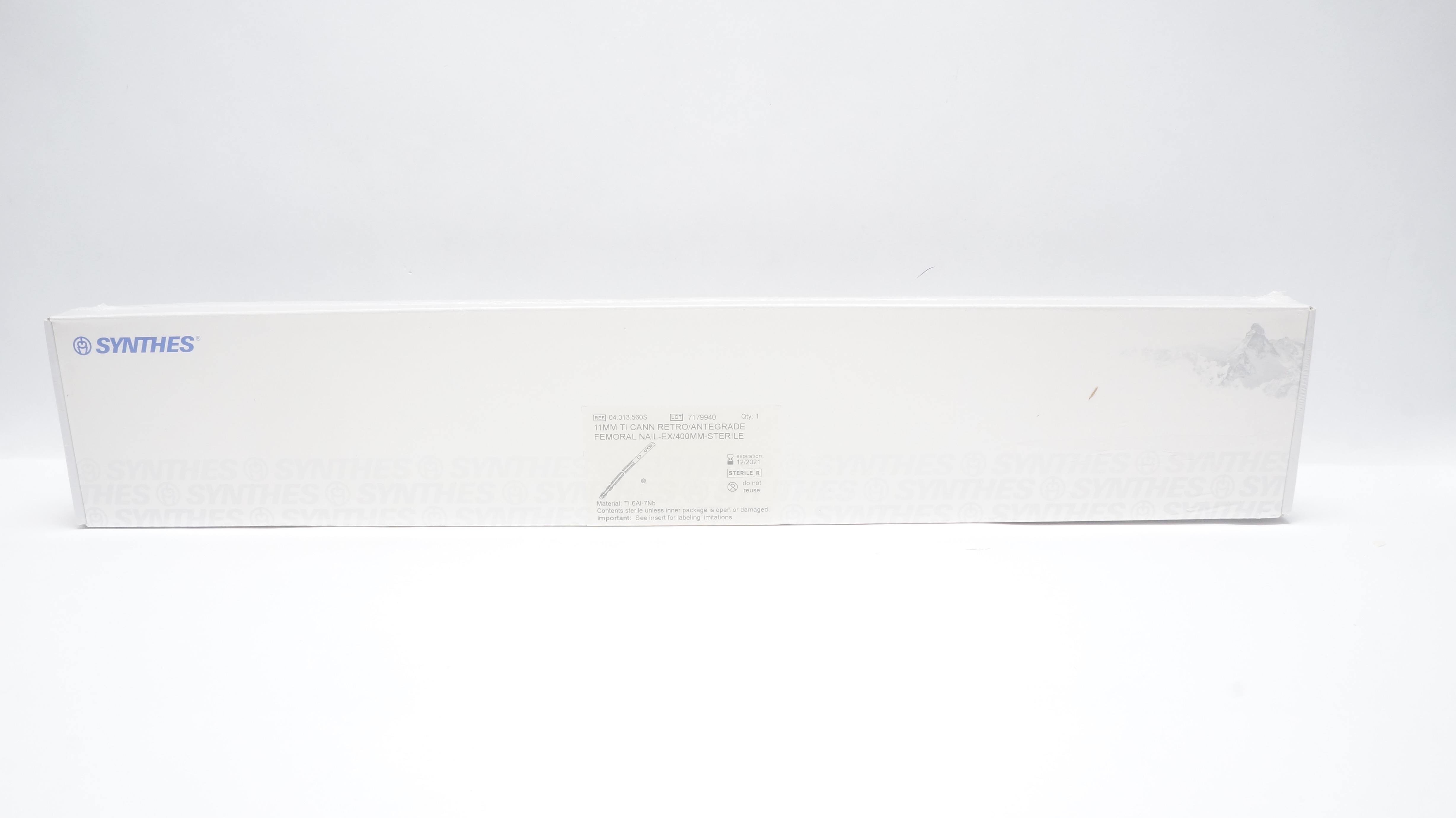 Synthes 04.013.560S 11mm TI CANN RETRO/ANTEGRADE FEMORAL NAIL-EX/400mm (x)