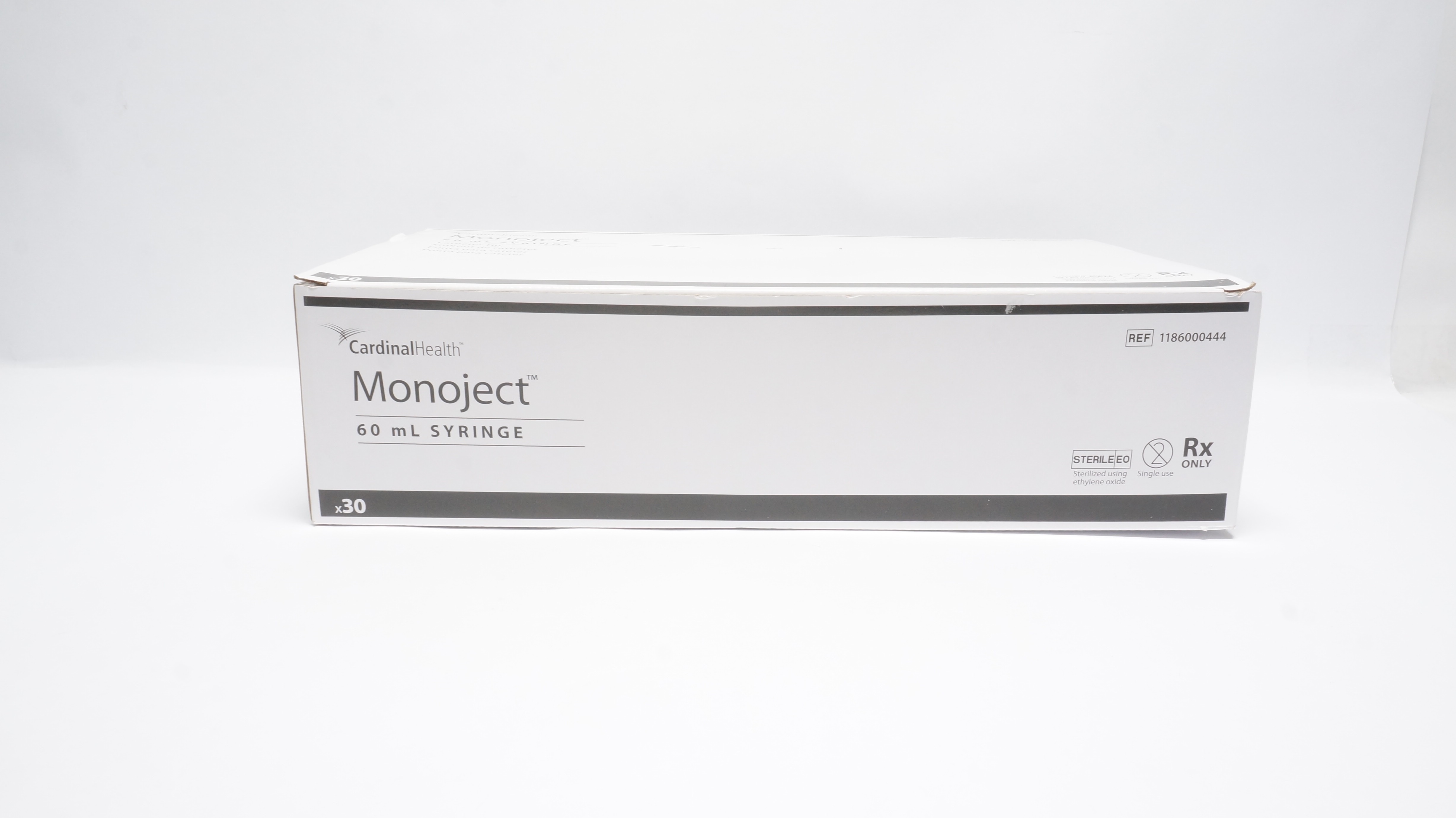 Cardinal Health 1186000444 Monoject 60mL Syringe Cath. Tip - Box of 30