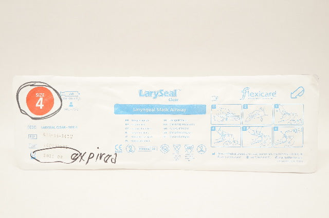 Flexicare 038-94-340U LarySeal Laryngeal Mask Airway Size 4 50-70kg (x)