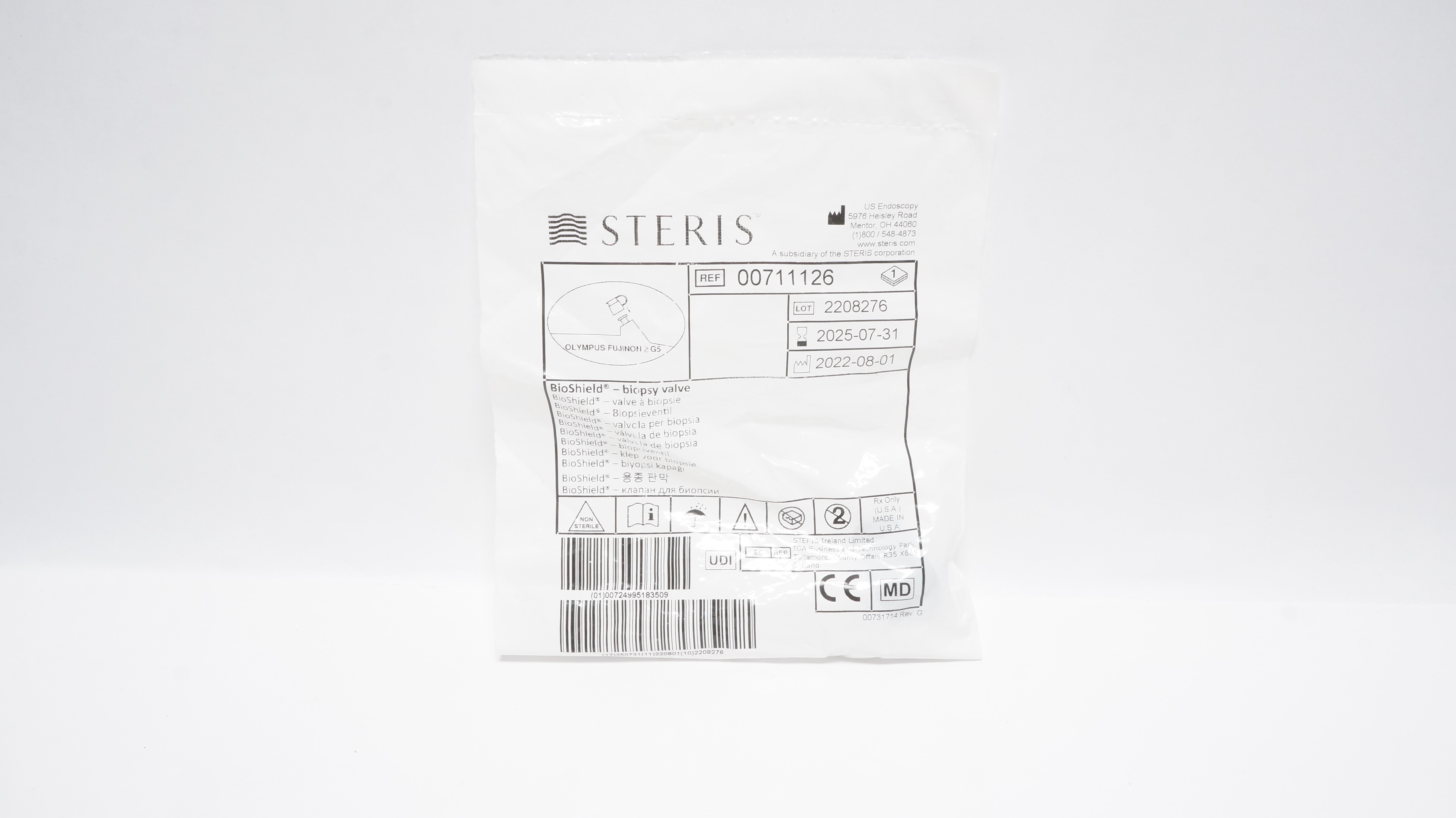 US Endoscopy 00711126 Steris BioShield - Biopsy Valve (x)