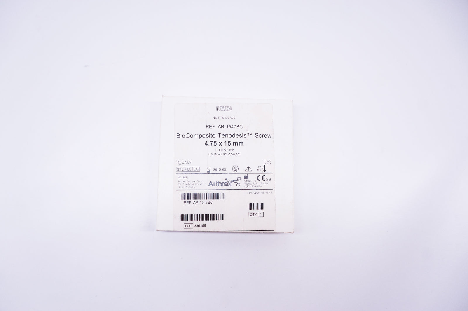 Arthrex AR-1547BC BioComposite-Tenodesis Screw 4.75 x 15mm (x)