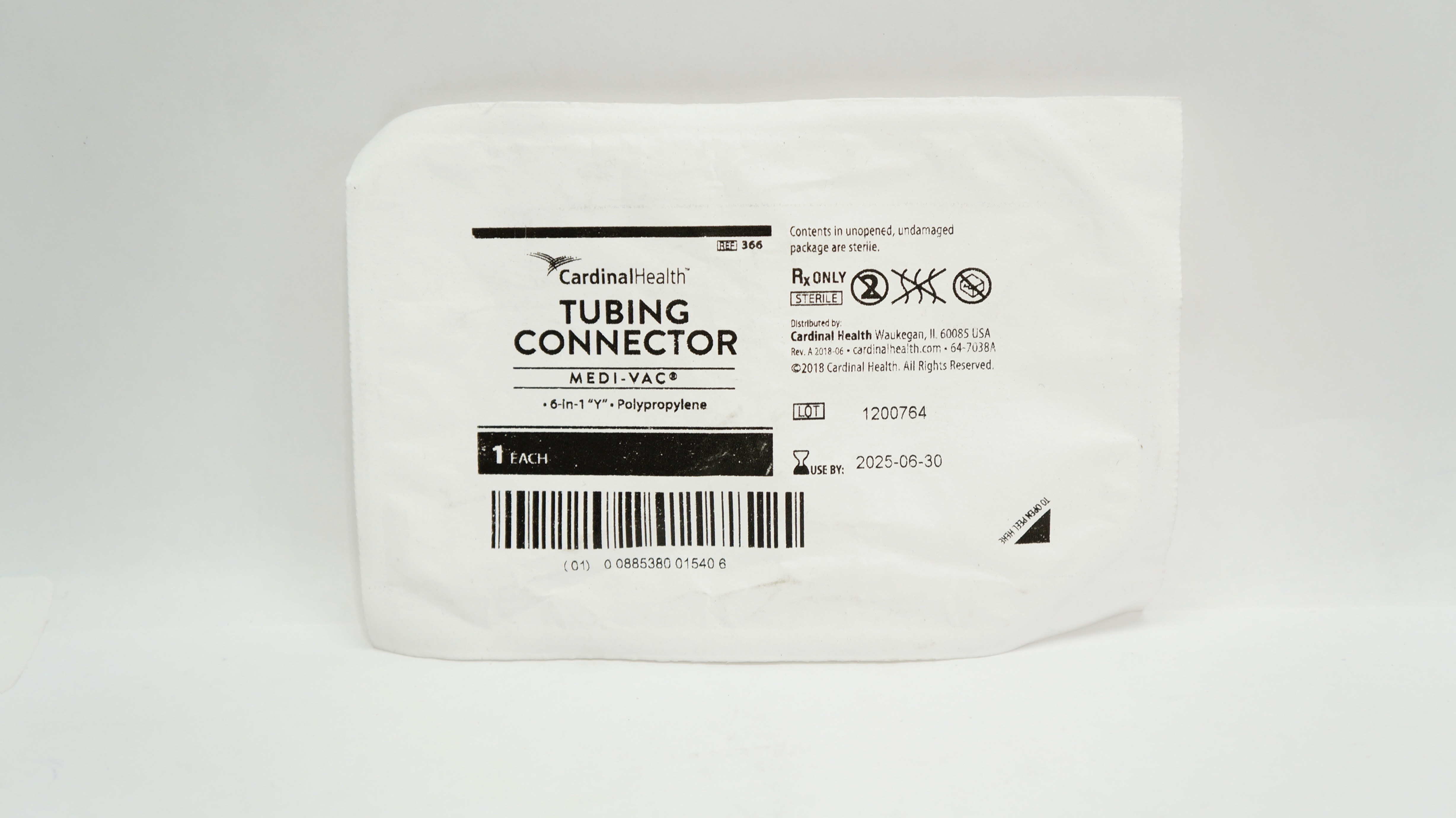 Cardinal Health 366 Medi-Vac Tubing Connector