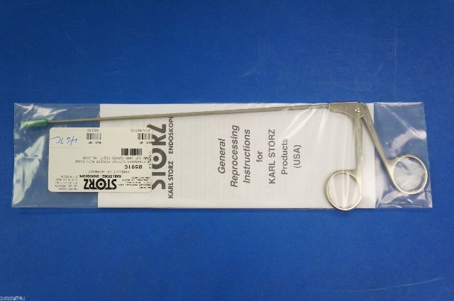 Karl Storz 8591C Kleinsasser Cutting Forceps W/ Round 2mm Cup Jaws Crvd WL 23cm