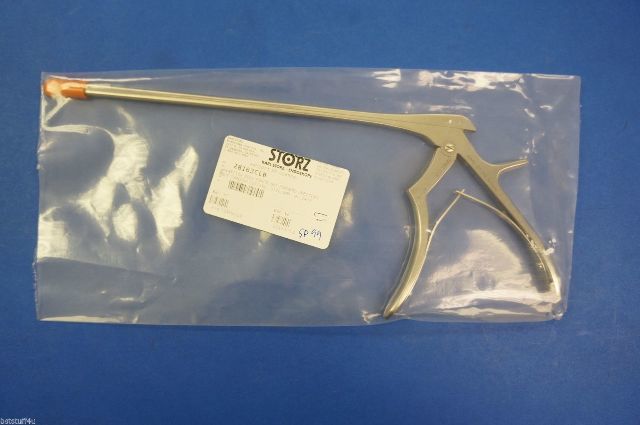 Karl Storz 28163CLB Kerrison Bone Punch 90deg Forward Upbiting Size 4 WL 24cm