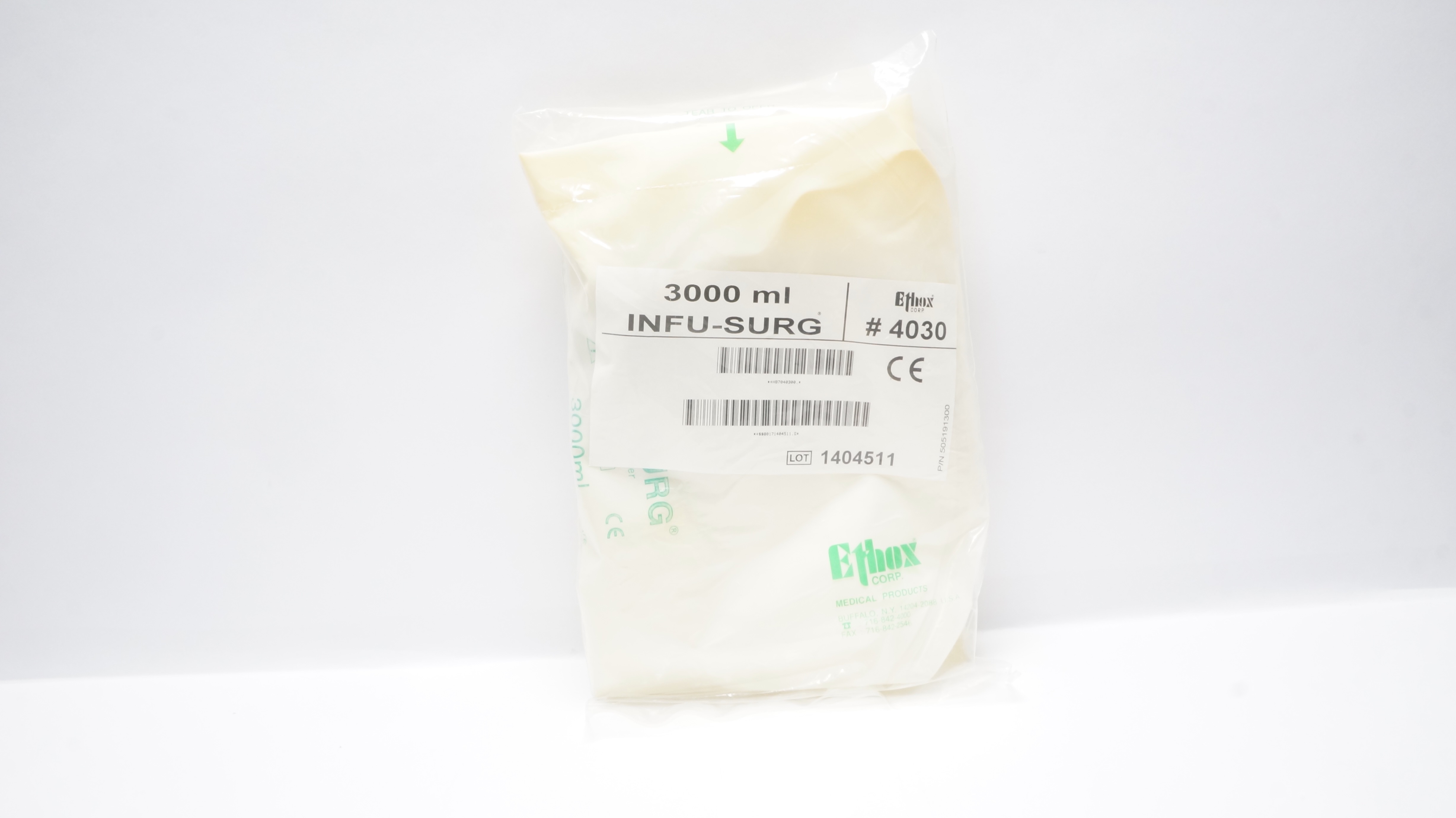 Ethox 4030 Infu-Surg 3000mL Pressure Infusion Bag