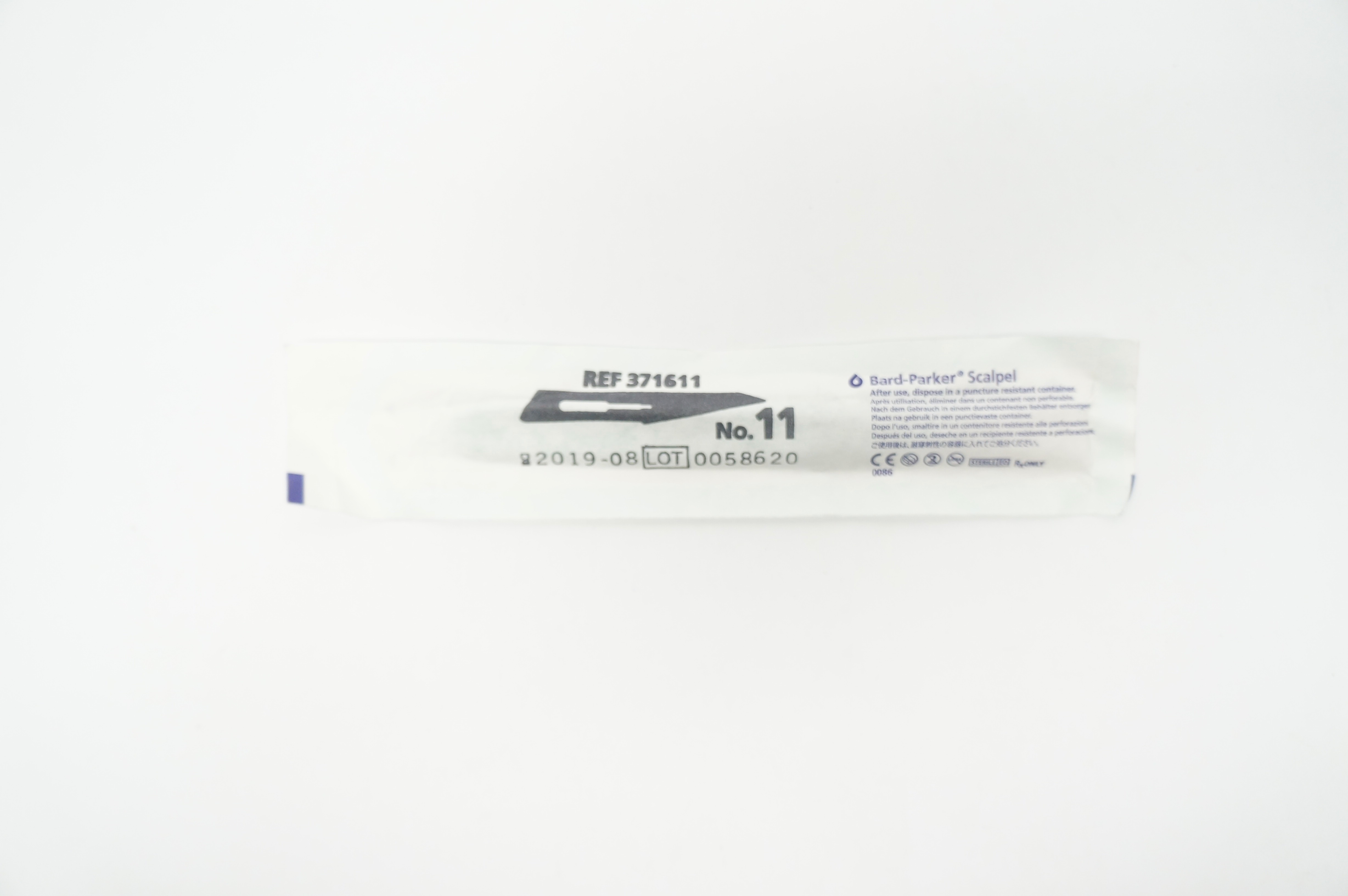 Aspen Surgical 371611 Bard-Parker Stainless Steel Surgical Blade Scalpel #11 (x)