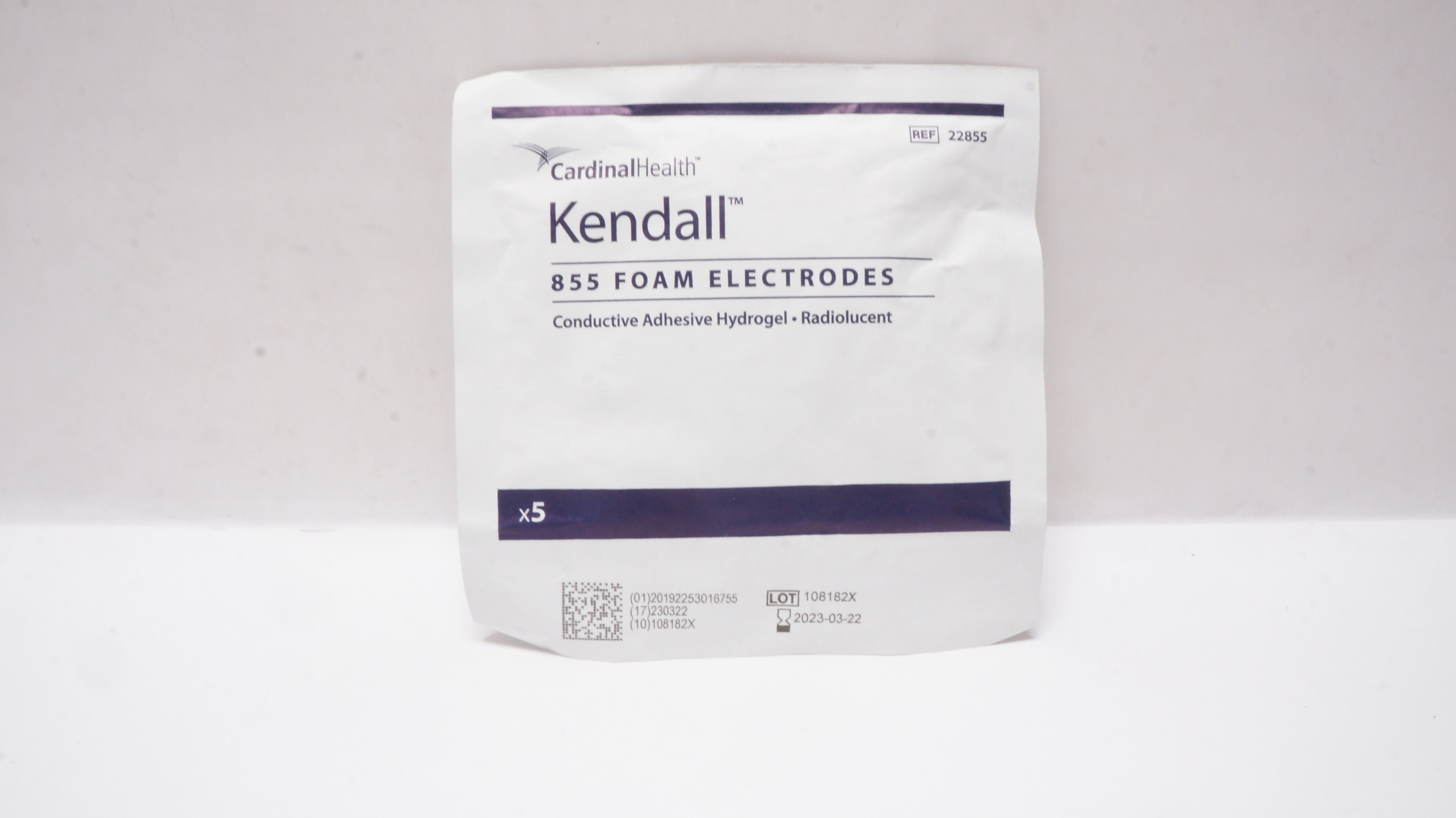Cardinal Health 22855 Kendall 855 Foam Electrodes (x) - Pack of 5