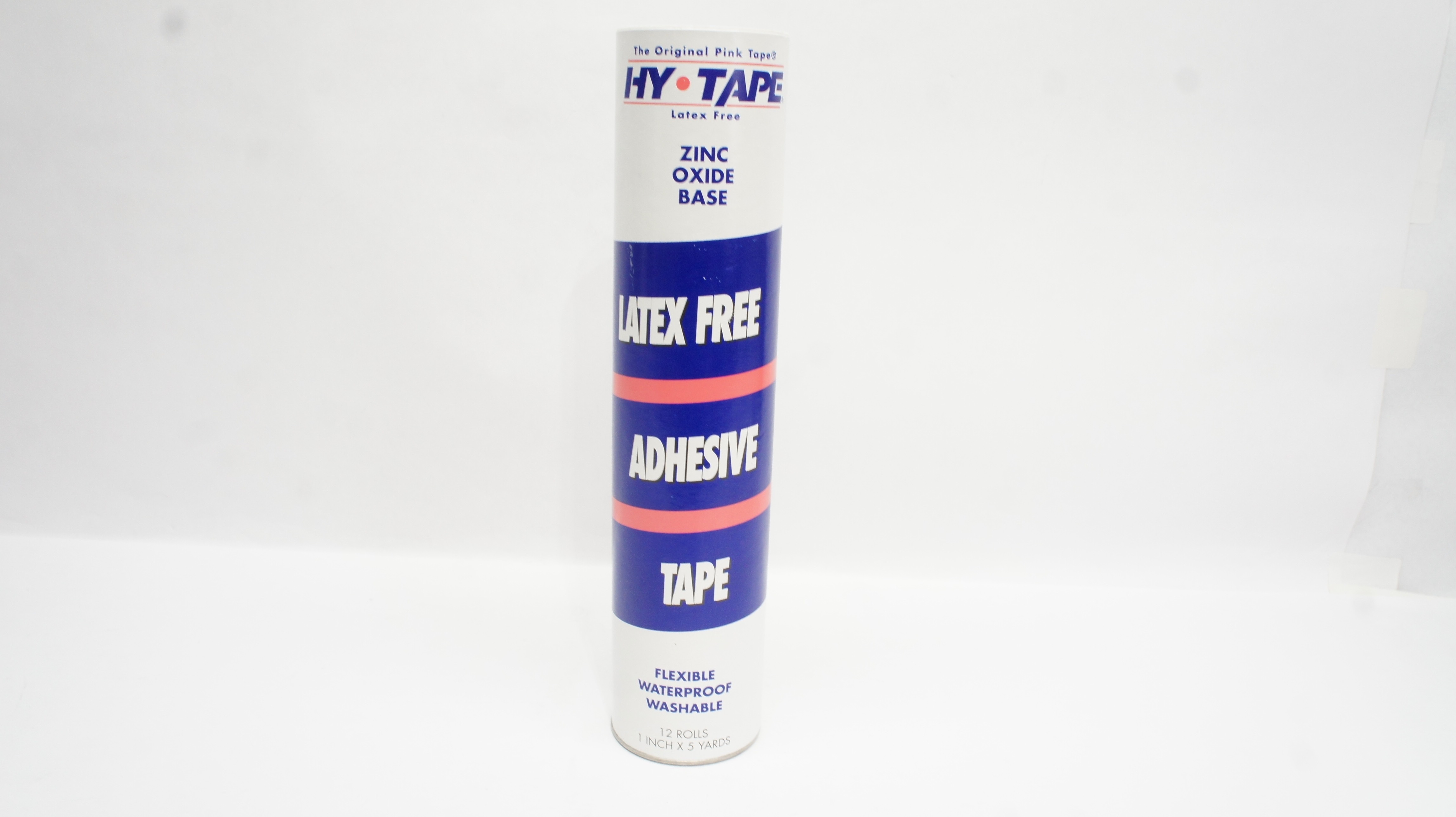 Hy Tape 10LF Pink Adhesive Tape 1inch x 5 yards - Pack of 12 Rolls