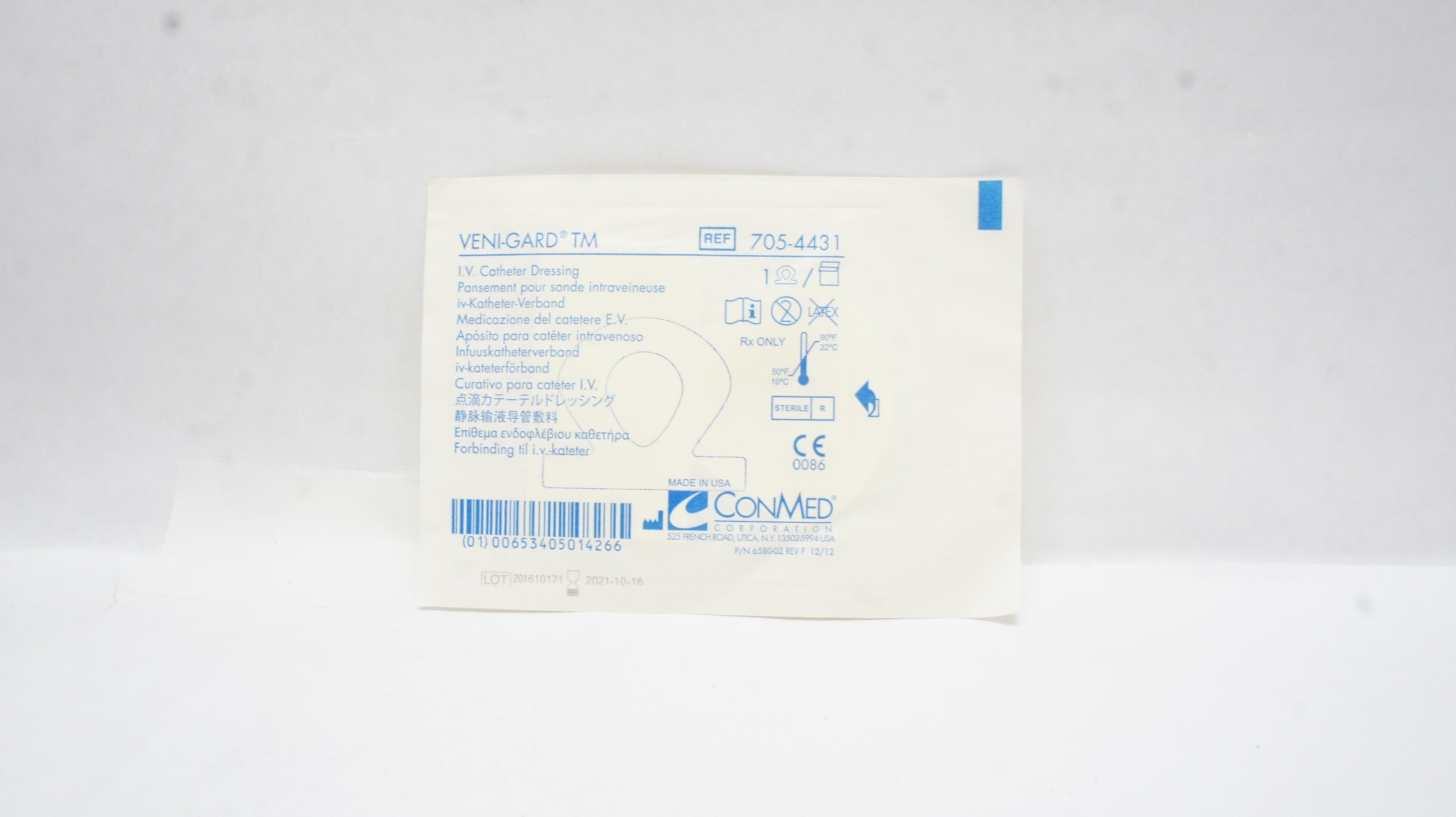 ConMed 705-4431 VENI-GARD TM IV Cath. Dressing (x)