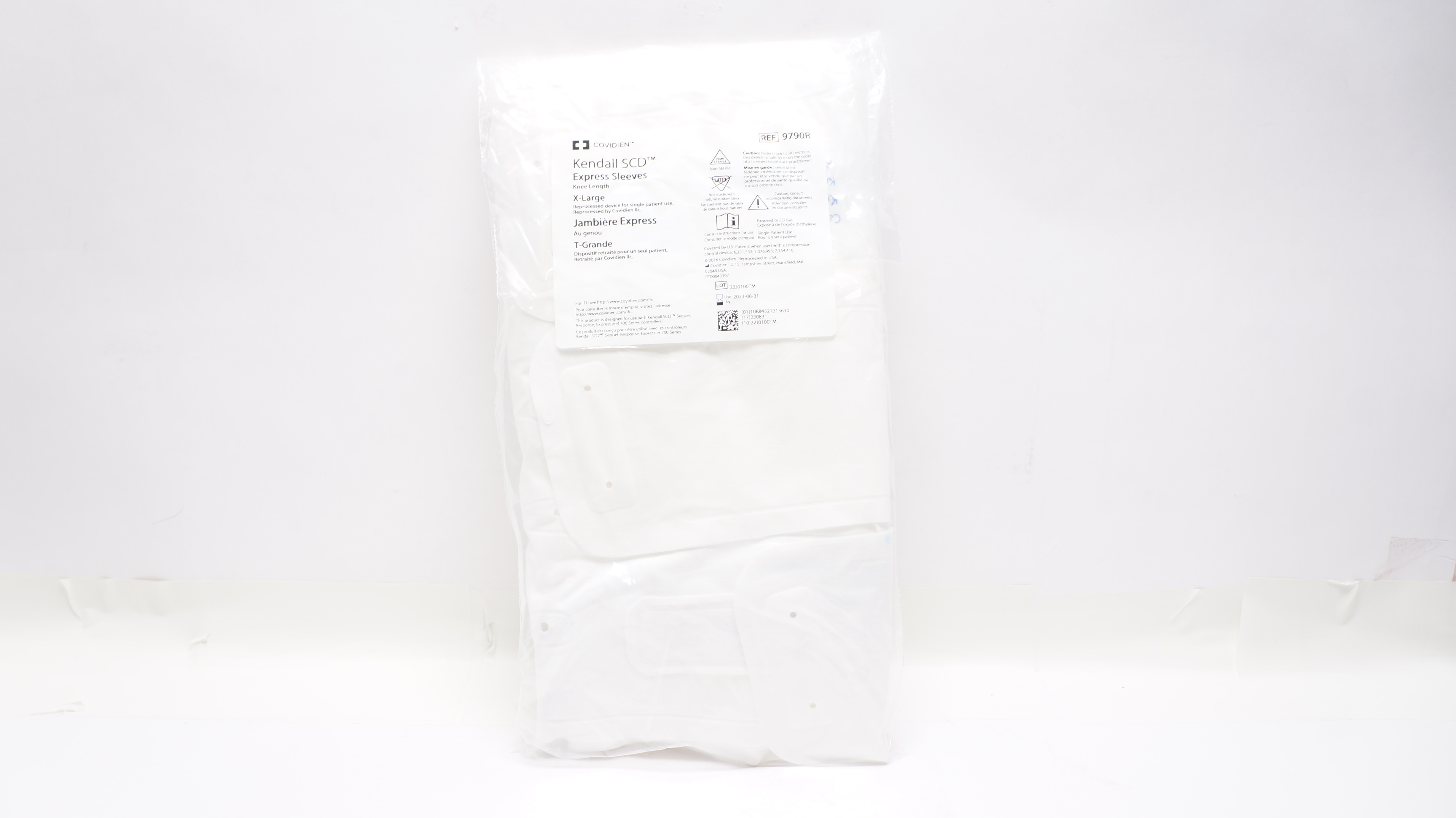 Covidien 9790R Kendall SCD Express Sleeves, Knee Length X-Large (x)