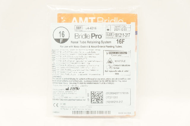 AMT 4-4216 Bridle Pro Nasal Tube Retaining System 16F (x)