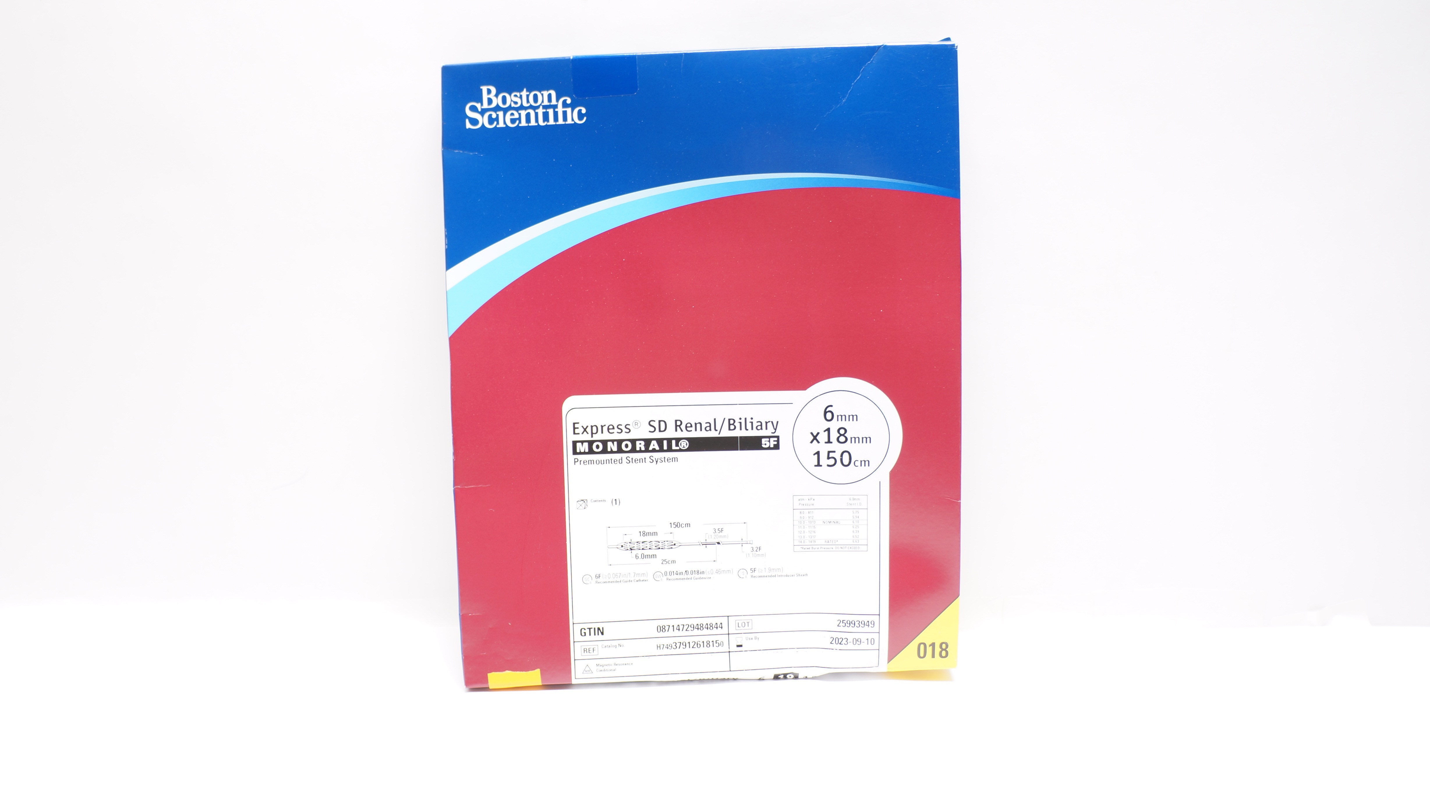 Boston Scientific H74937912618150 Express Stnt System 6 x 18mm x 150cm (x)