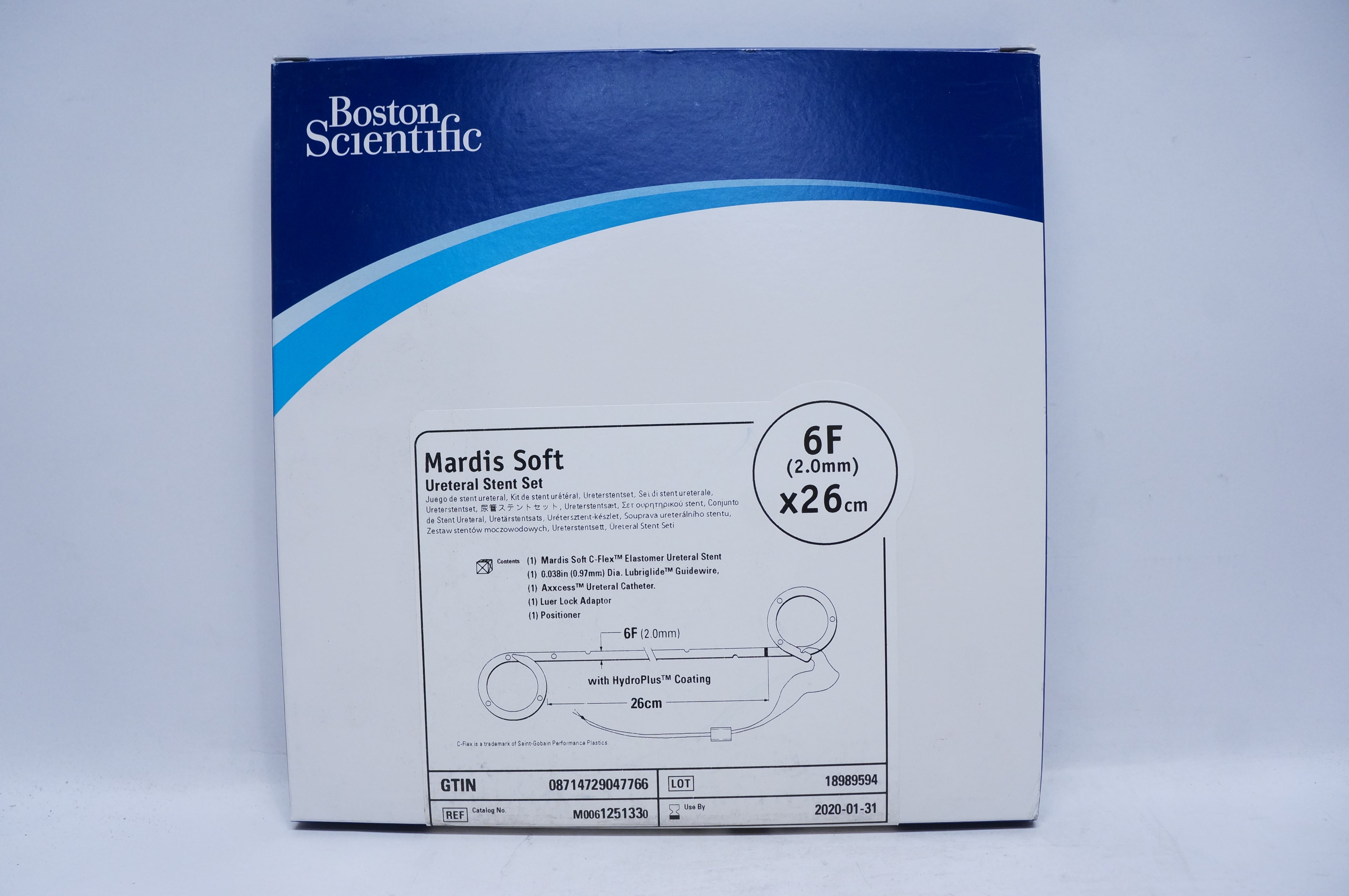 Boston Scientific 125133 Mardis Soft Ureteral Stnt Set 6F x 26cm (x)