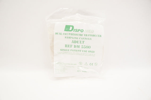 Dispo-Med DM 5500 Dual CO2/Pressure Transducer Sampling Cannula, Adult