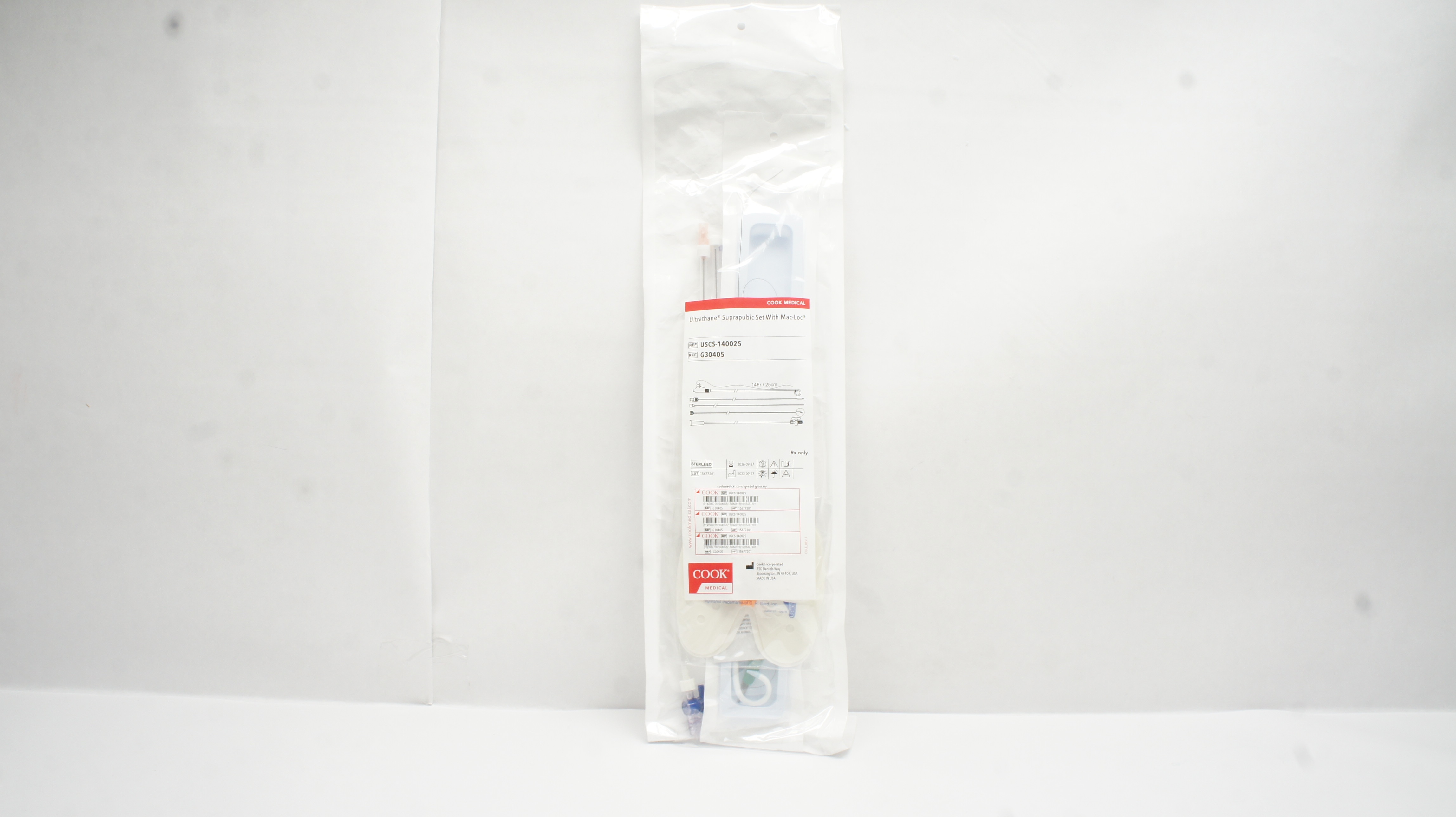 Cook Medical G30405 Ultrathane Suprapubic Set with Mac-Loc 14Fr.x 25cm