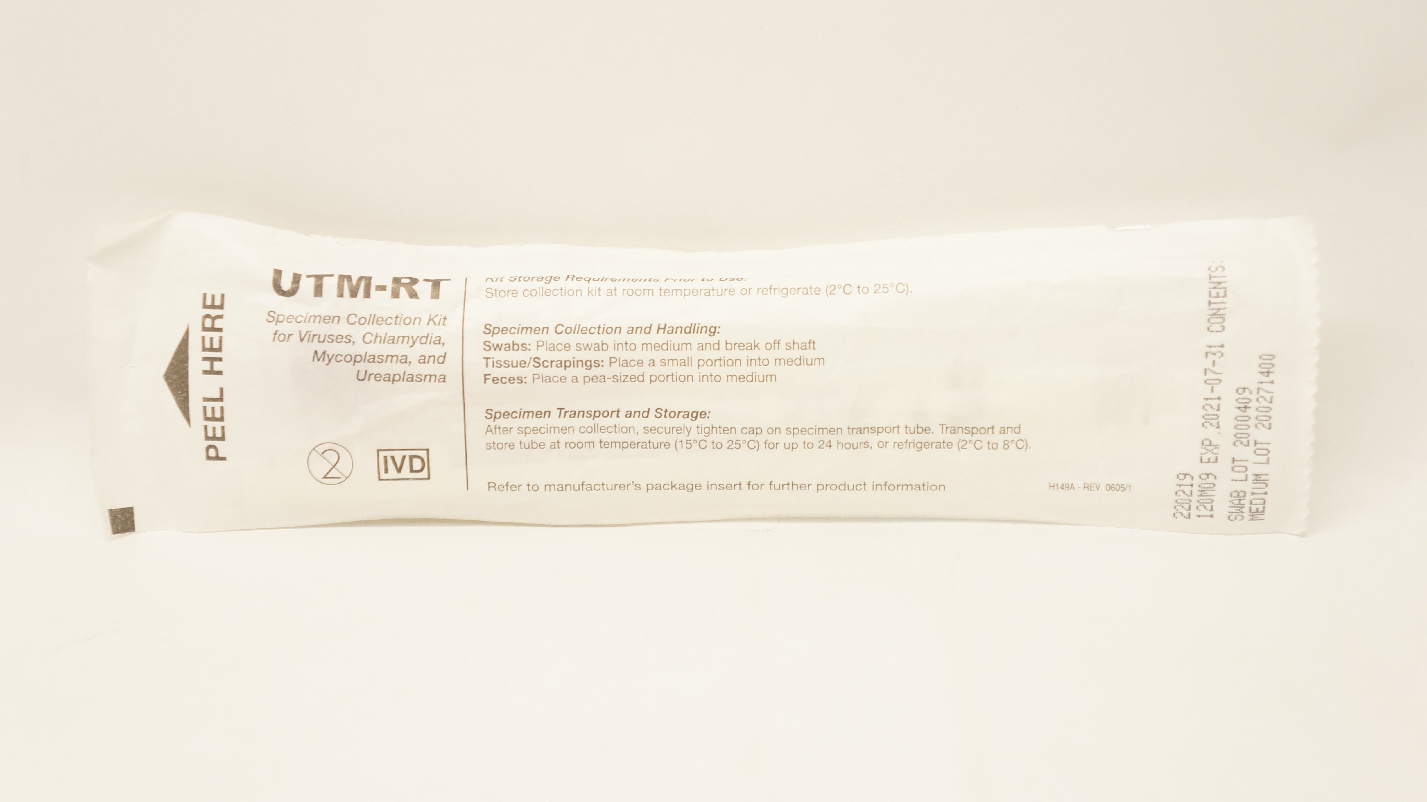 Copan 220219 UTM RT Specimen Collection Kit (x)