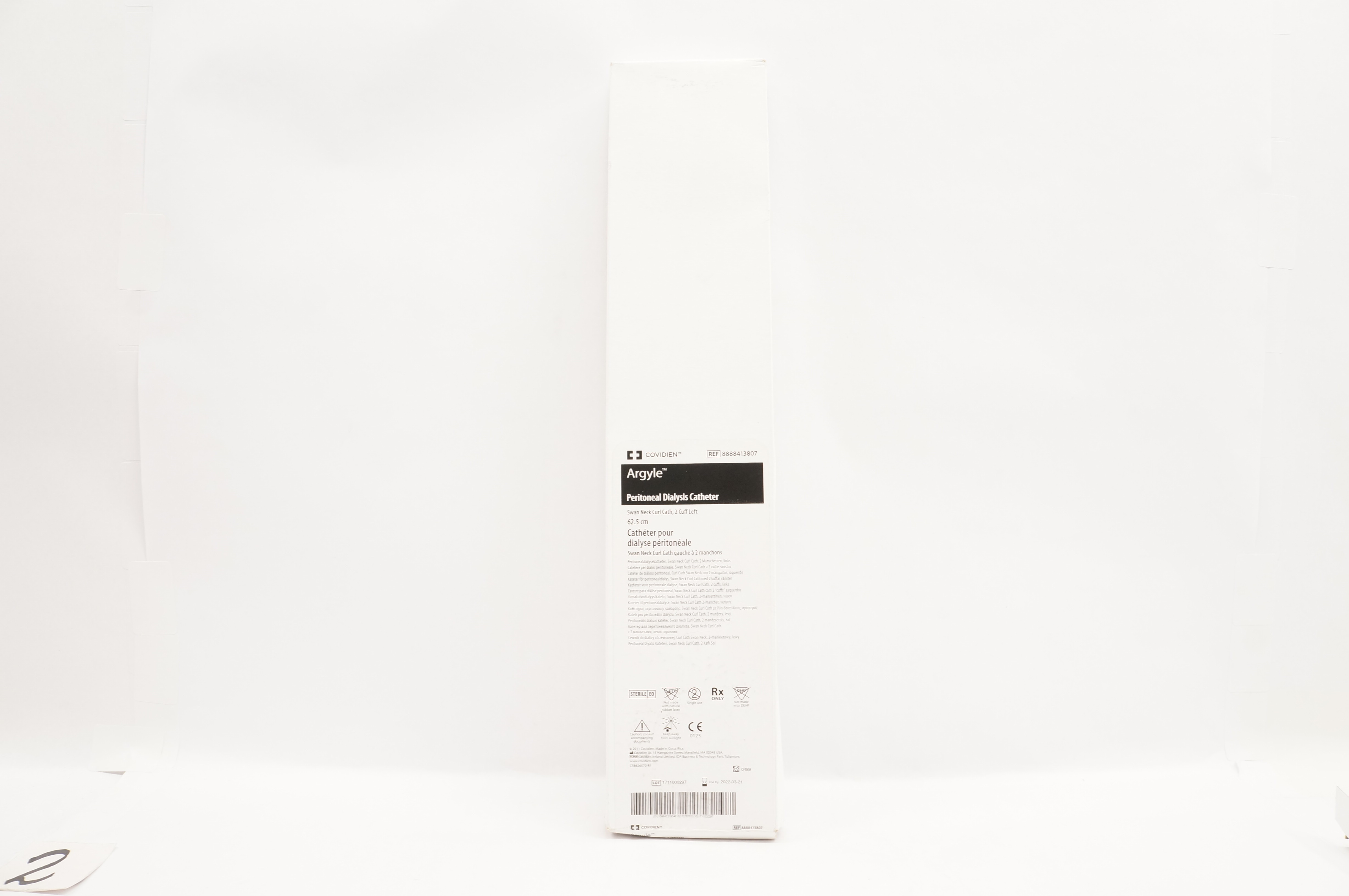 Covidien 8888413807 Argyle Peritoneal Dialysis Cath. 62.5cm (x)