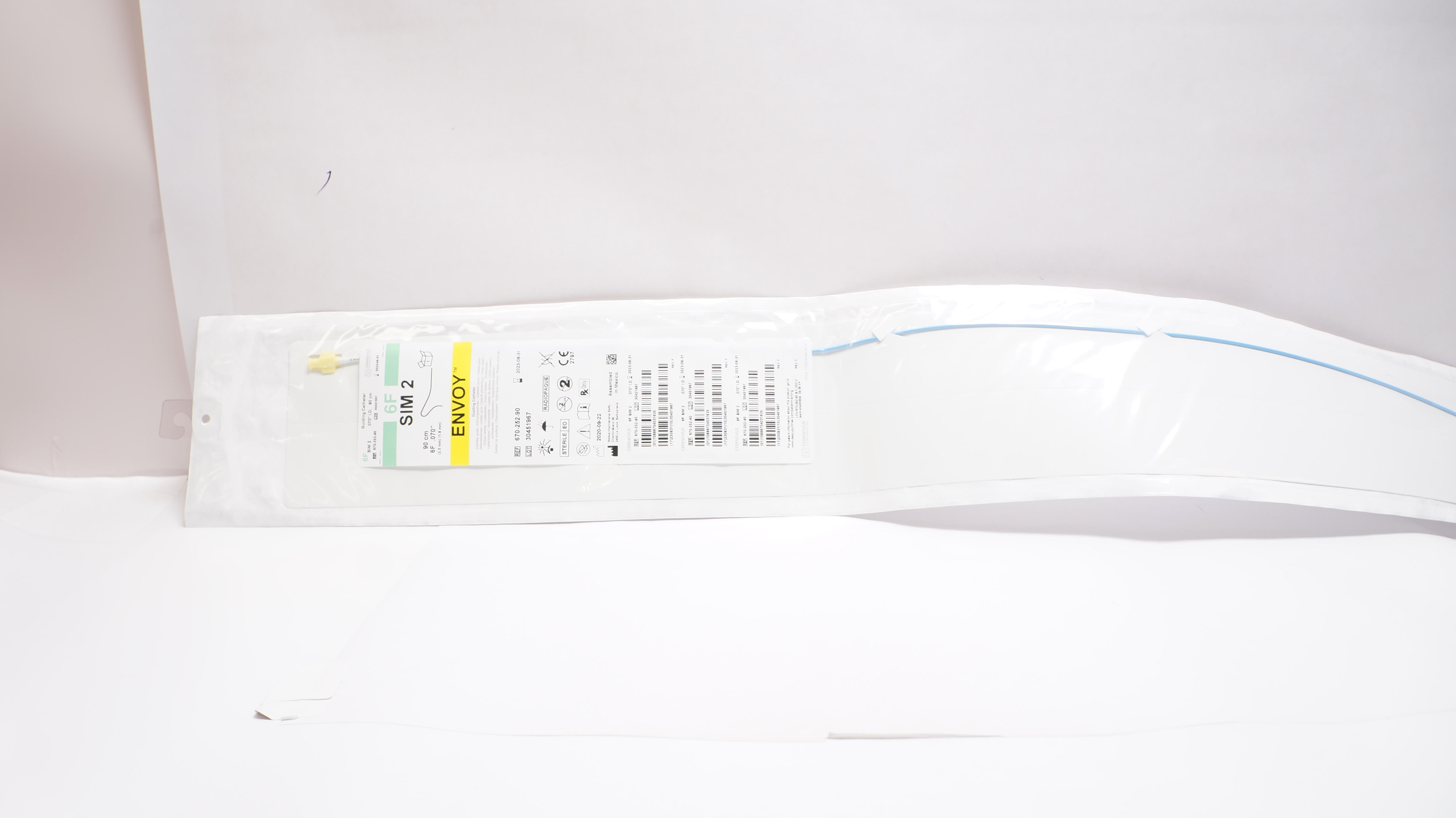Codman 670-252-90 Envoy XB Guiding Cath. SIM2 6F x 90cm x 0.070inch (x)