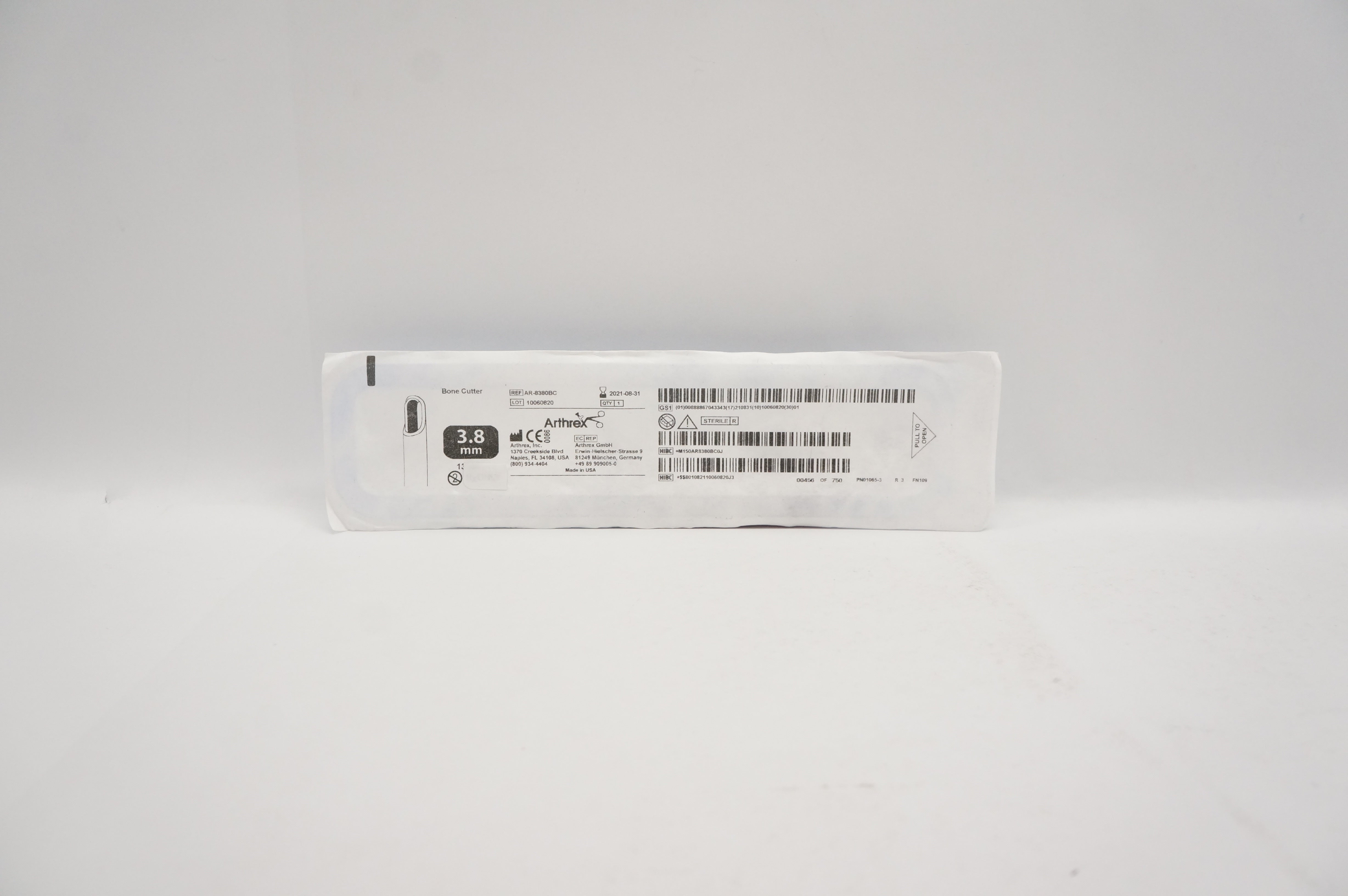 Arthrex AR-8380BC Bone Cutter II 3.8mm (x)