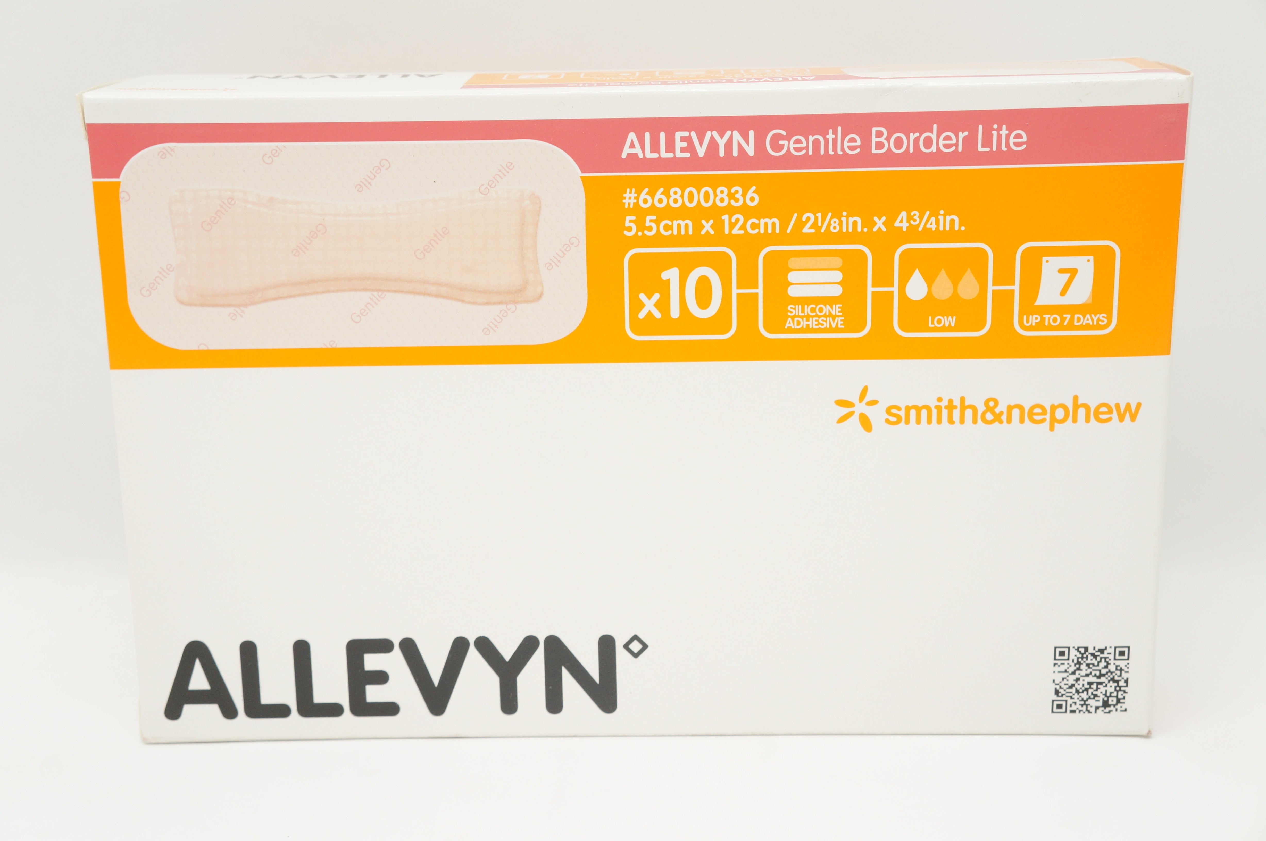 Smith&Nephew 66800836 Allevyn Hydrocellular Foam  Dressing 2 1/8 x 4 3/4inch (x)