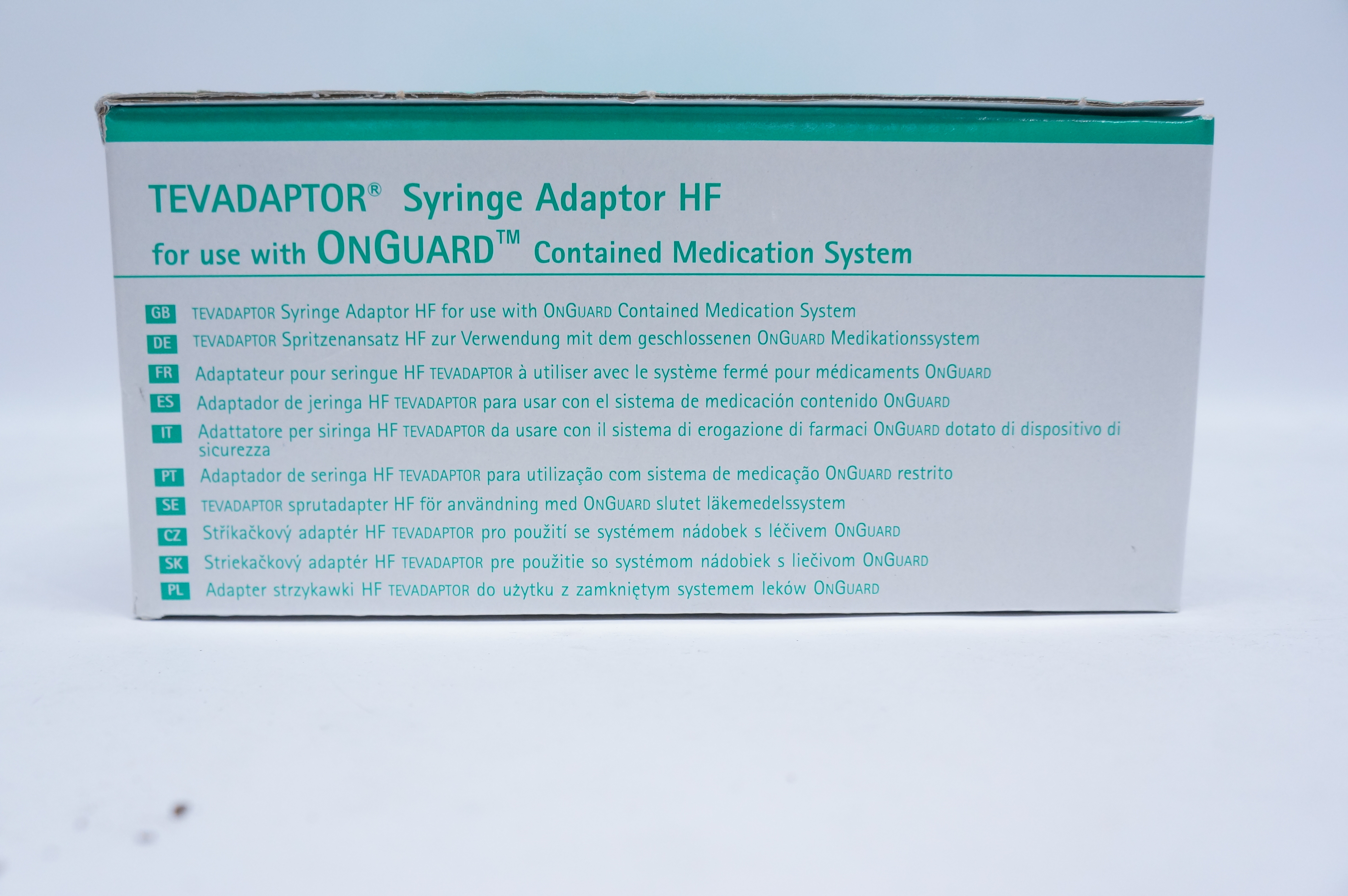 B.Braun 412118 TEVADAPTOR Syringe Adaptor HF - Box of 50