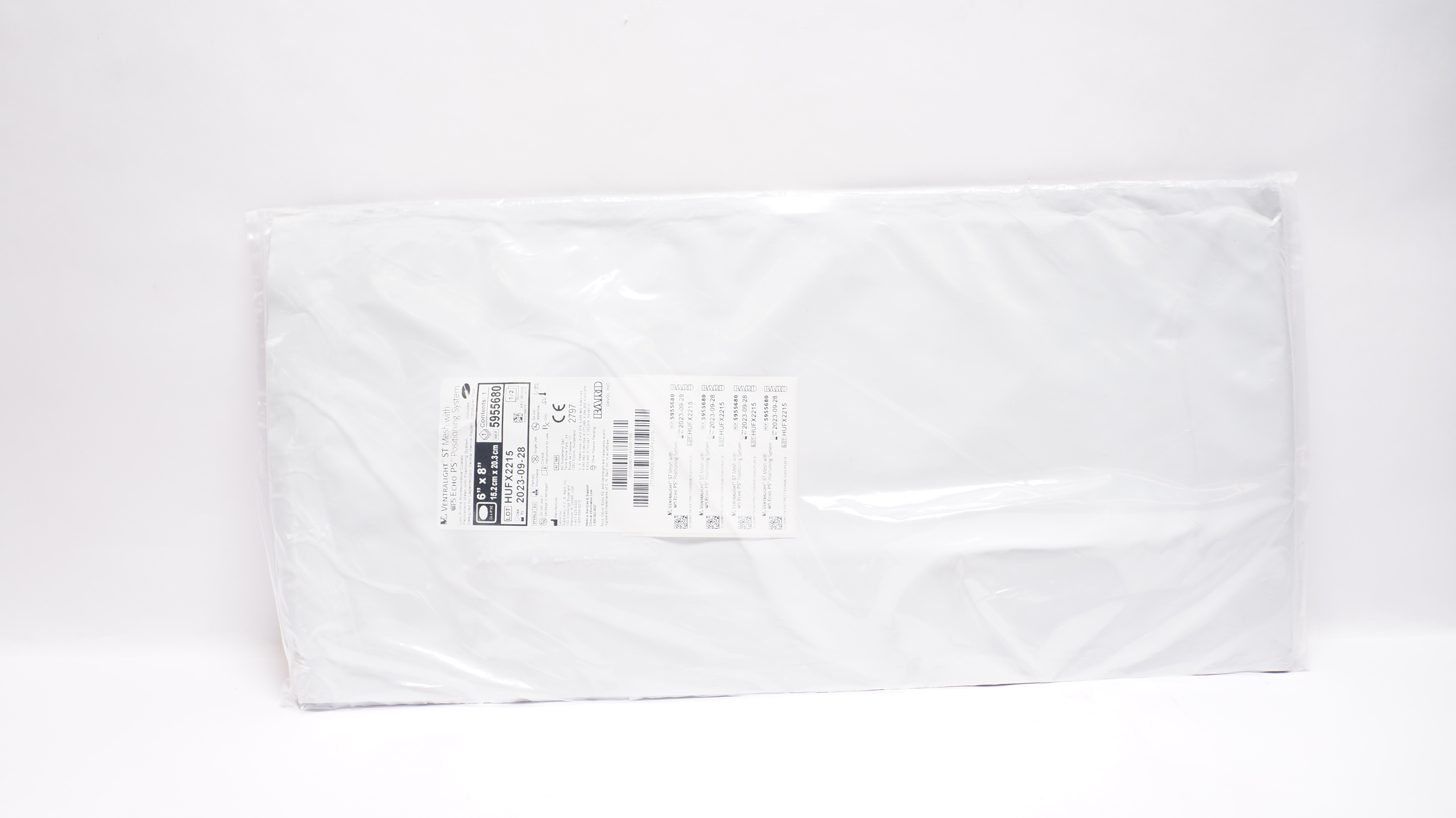Bard 5955680 Ventralight ST Mesh With Echo PS Positioning System 6 x 8 inch (x)