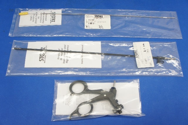Karl Storz 33451ME Click Line MANHES Grasping Forceps, Size 5 mm, Length 43 cm