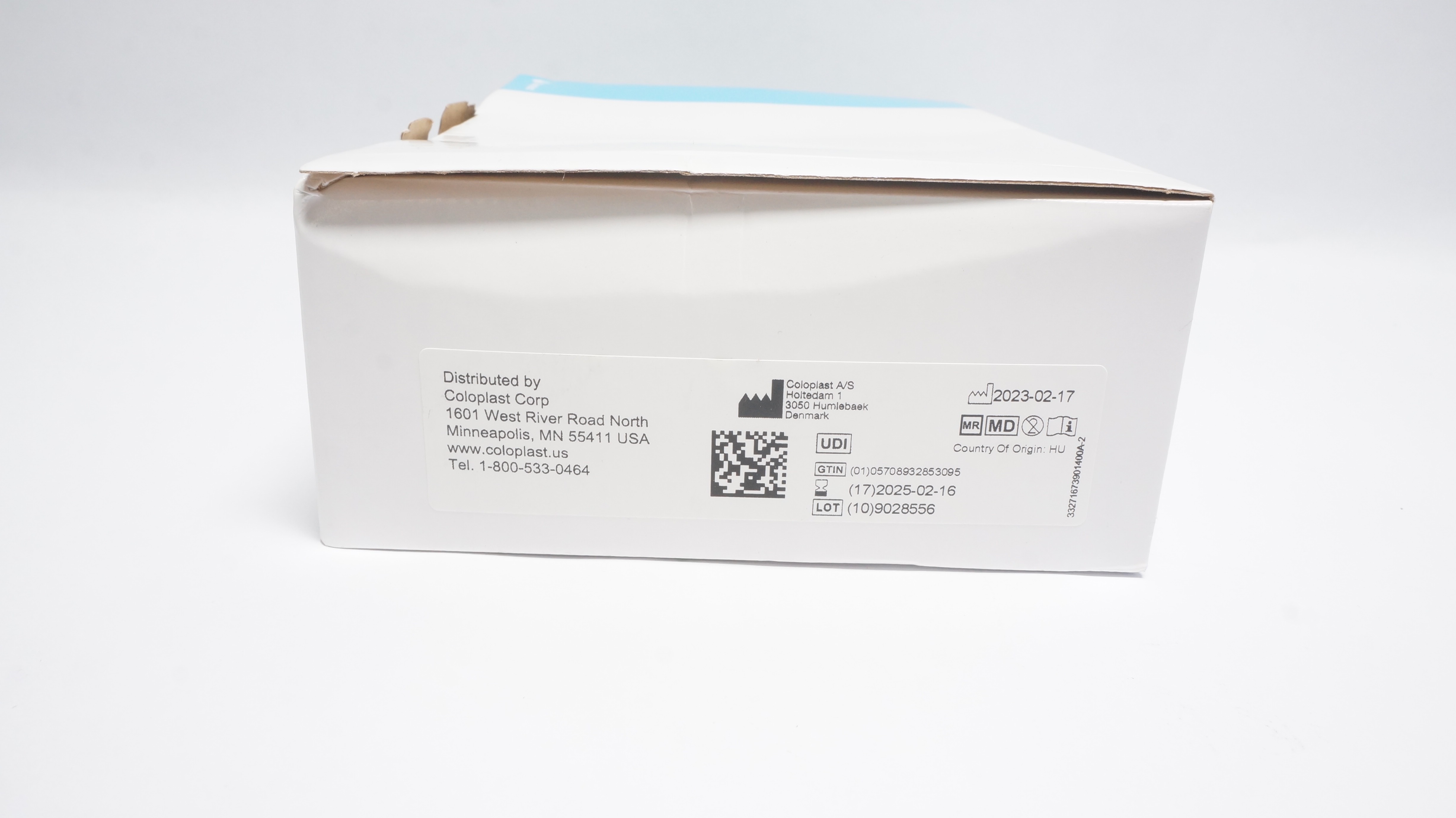 Coloplast 16739 SenSura Mio Convex Light Ostomy Pouch 3/8- 1-11/16in(x)-Box of 10