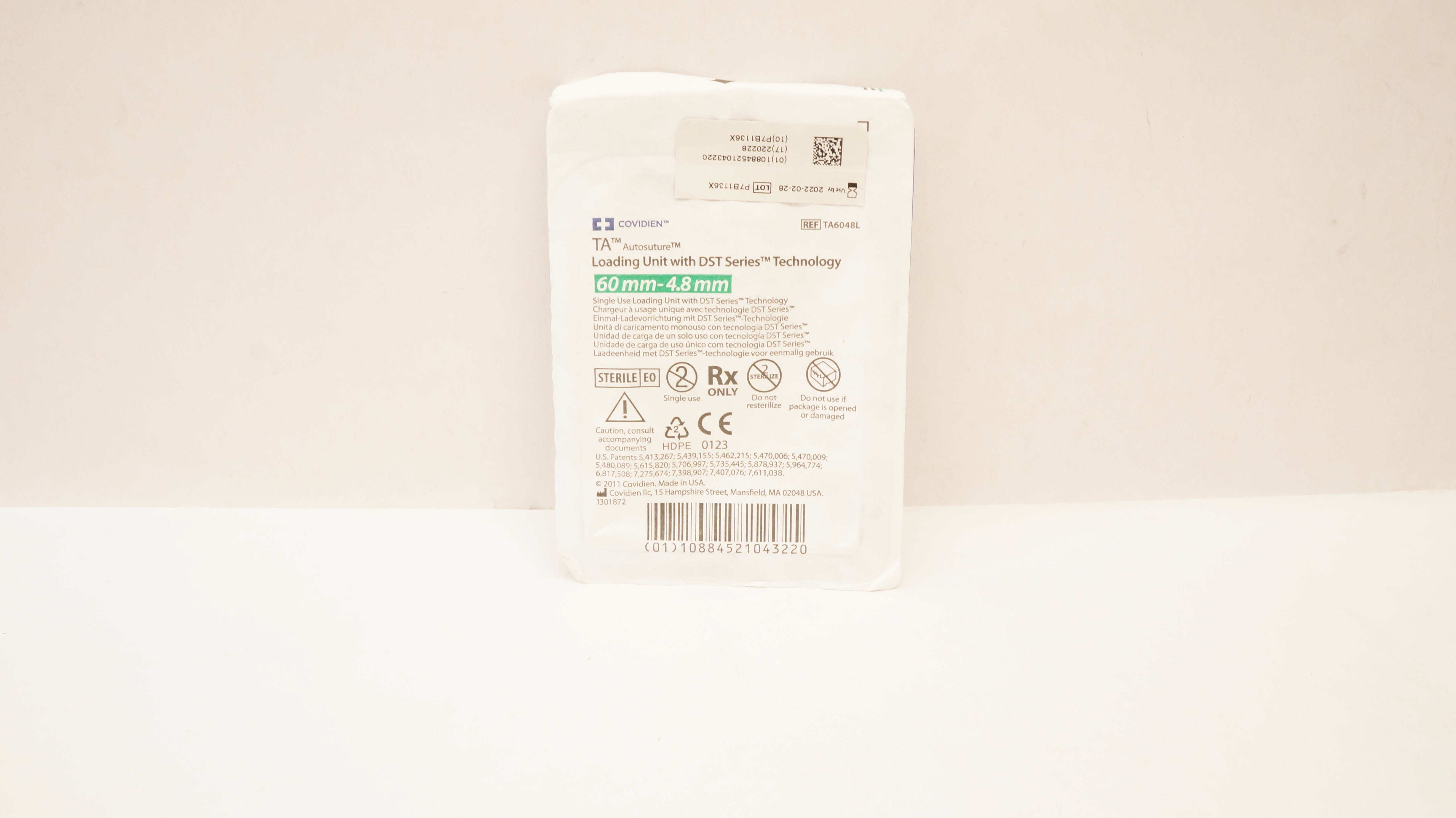 Covidien TA6048L TA AutoSuture Loading Unit 60mm x 4.8mm (x)
