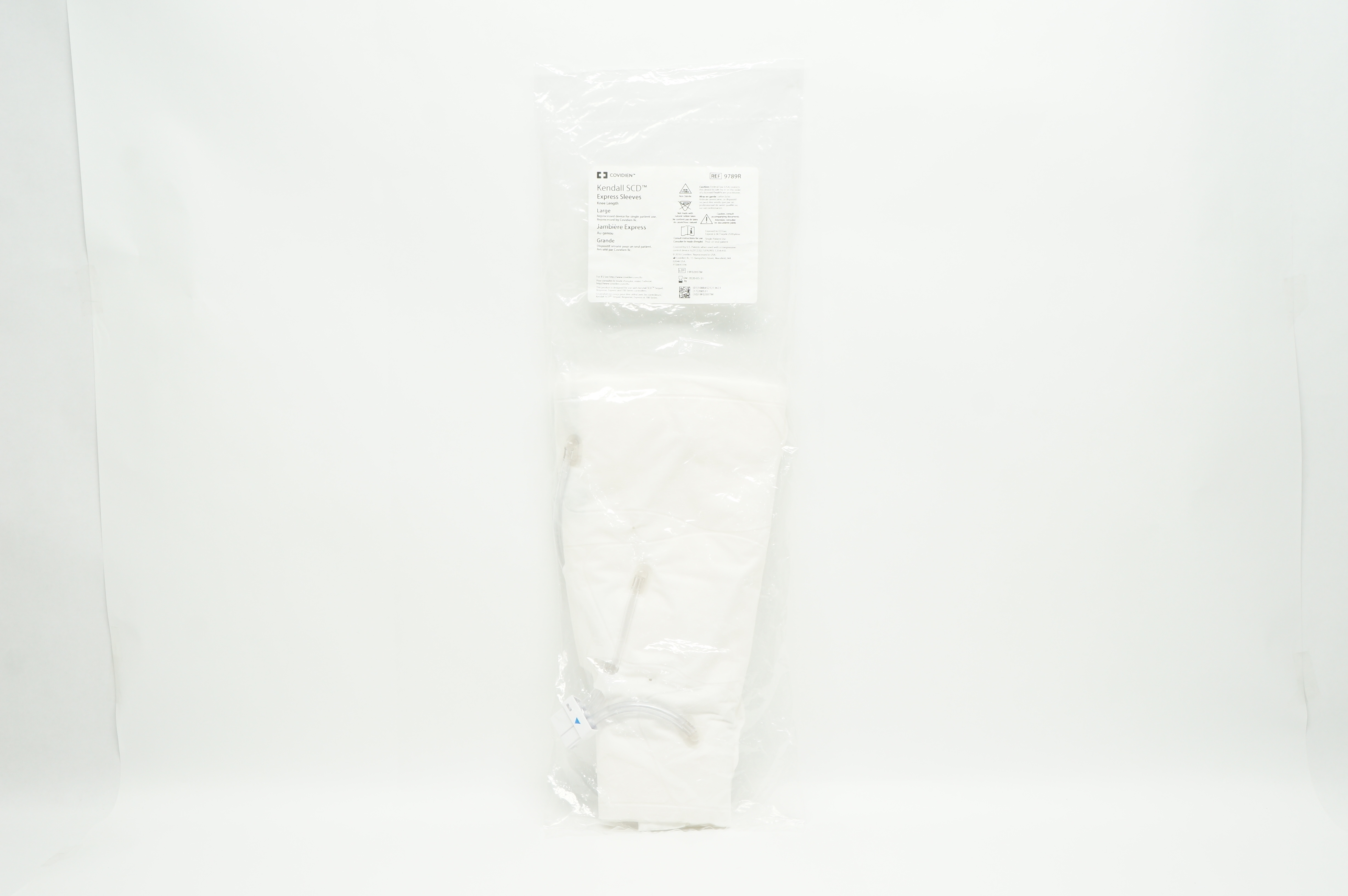 Covidien 9789R Kendall SCD Express Sleeves Knee Length Large (x)