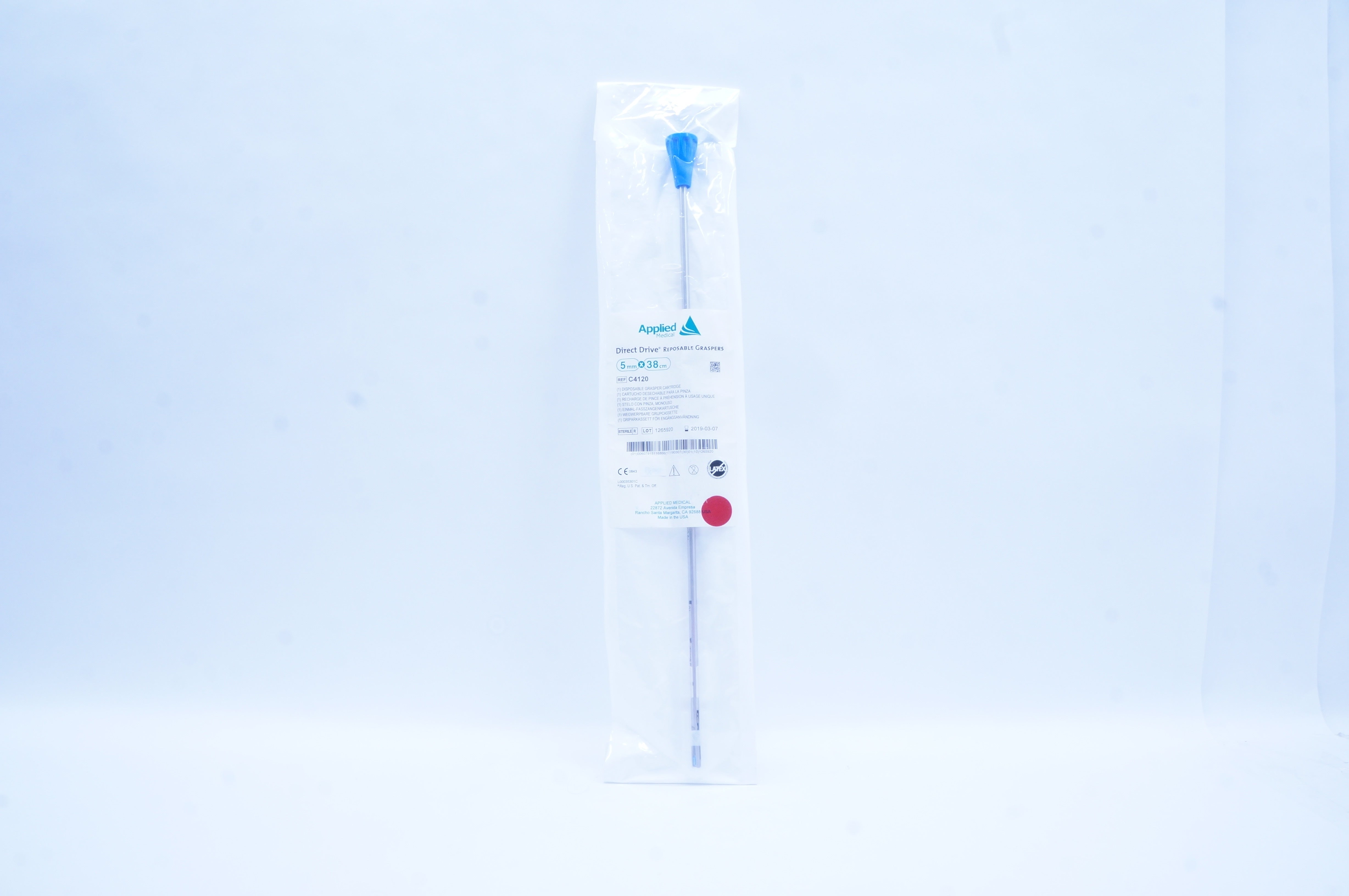 Applied Medical C4120 Direct Drive Disposable Grasper Cartridge 5mm x 38cm (x)