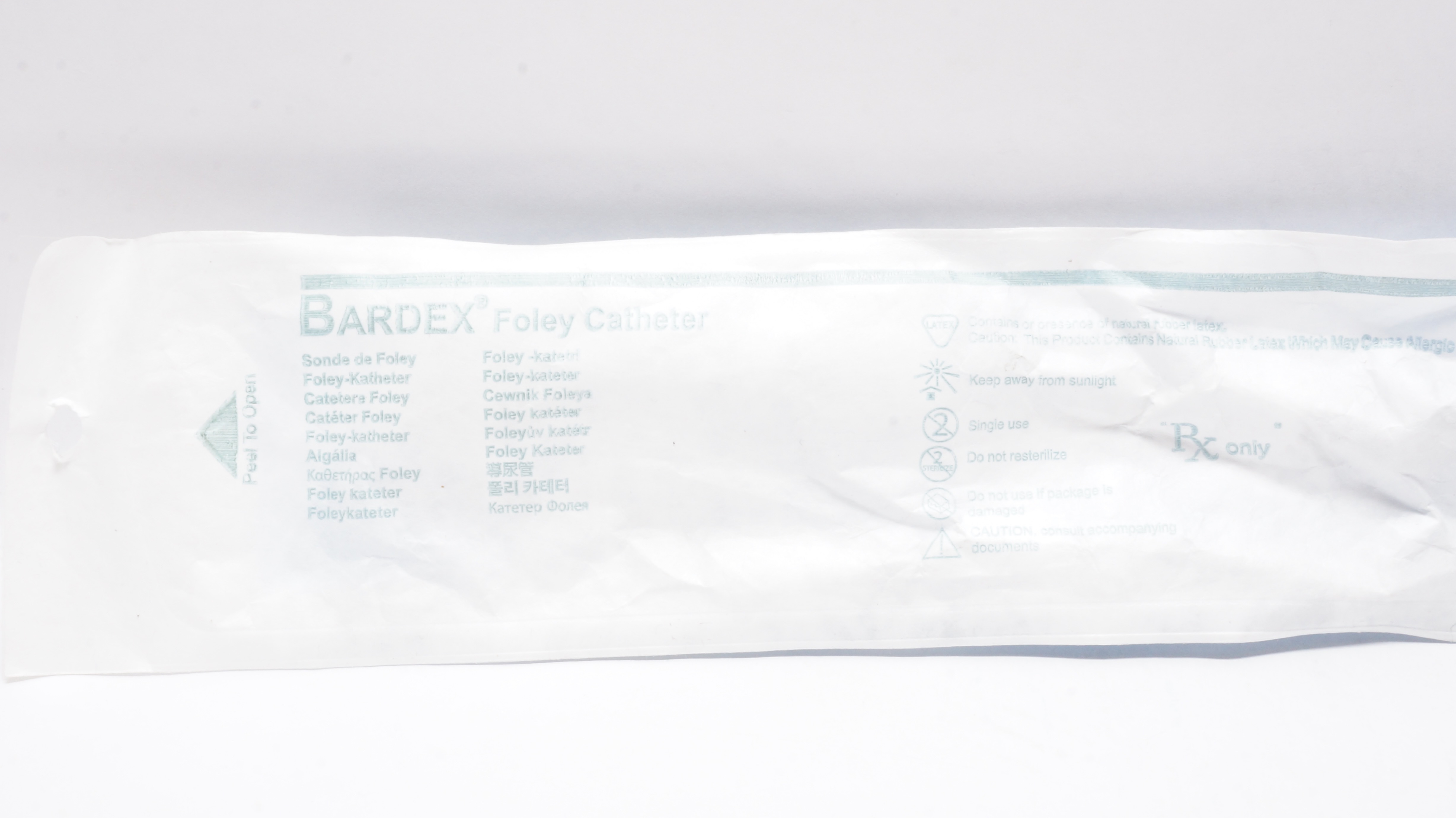 Bard 2550H24 Bardex Foley Cath. 24Fr. 30cc Ribbed Balloon (x)